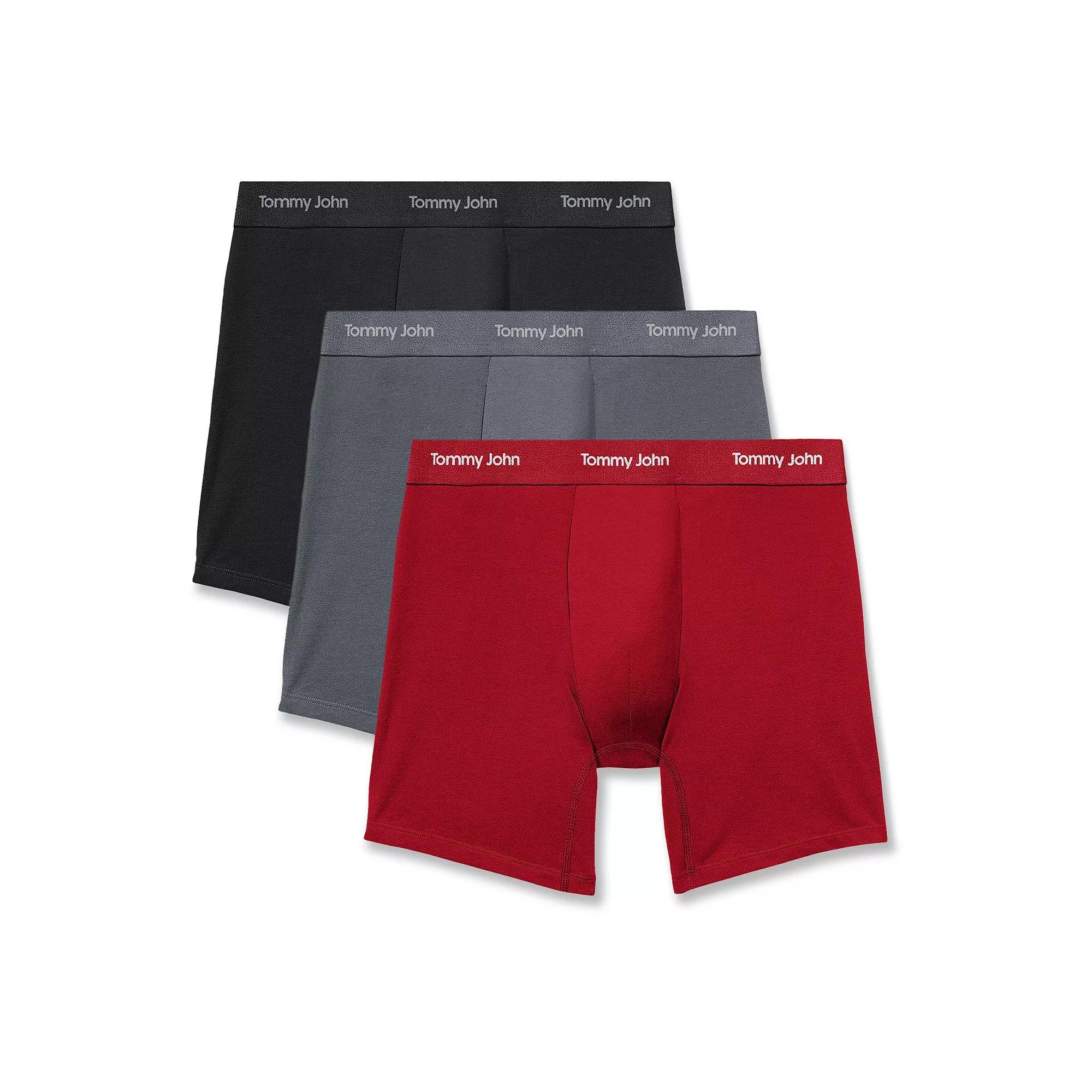 Mens Tommy John 3-Pack Luxe Modal Boxer Briefs Product Image
