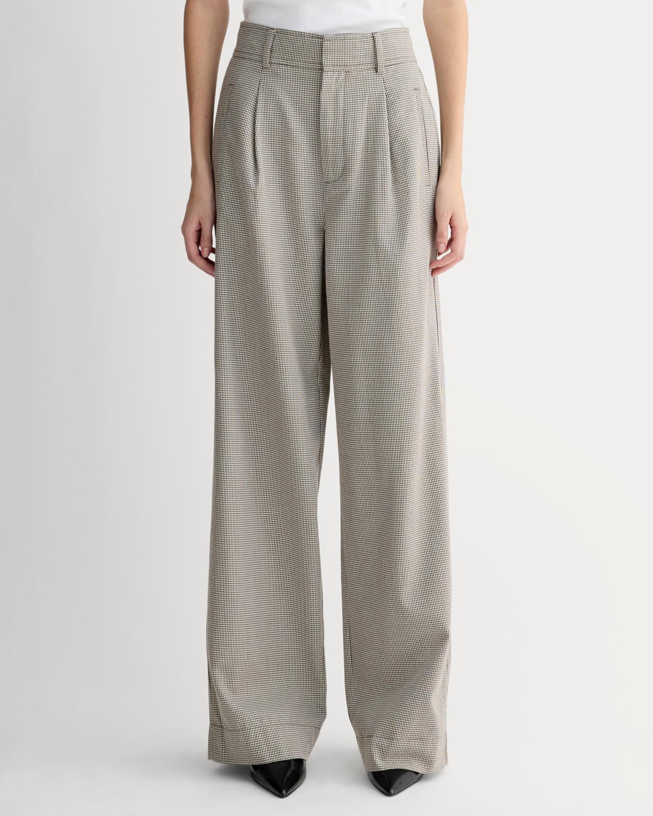 The Draper Pleated Pant in Buttersmooth Product Image