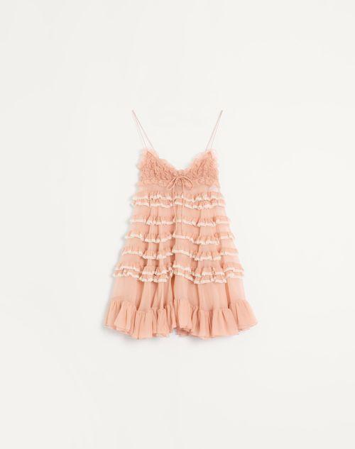 CHIFFON SHORT DRESS  Product Image