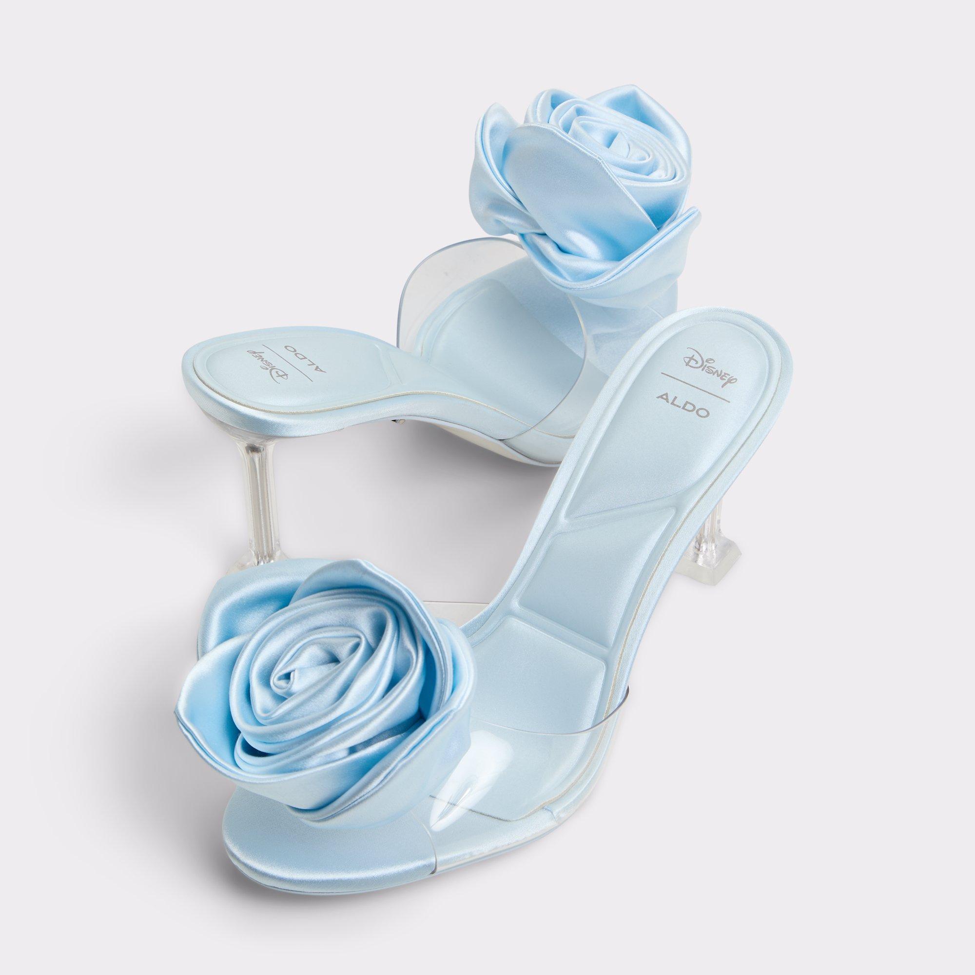 ALDO Cinderellamule - Women's Heeled Mules Sandals - Blue, Size 8.5 Product Image