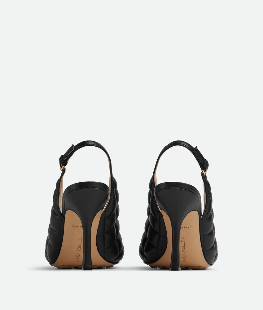 Women's Padded Slingback Sandal in Black Product Image