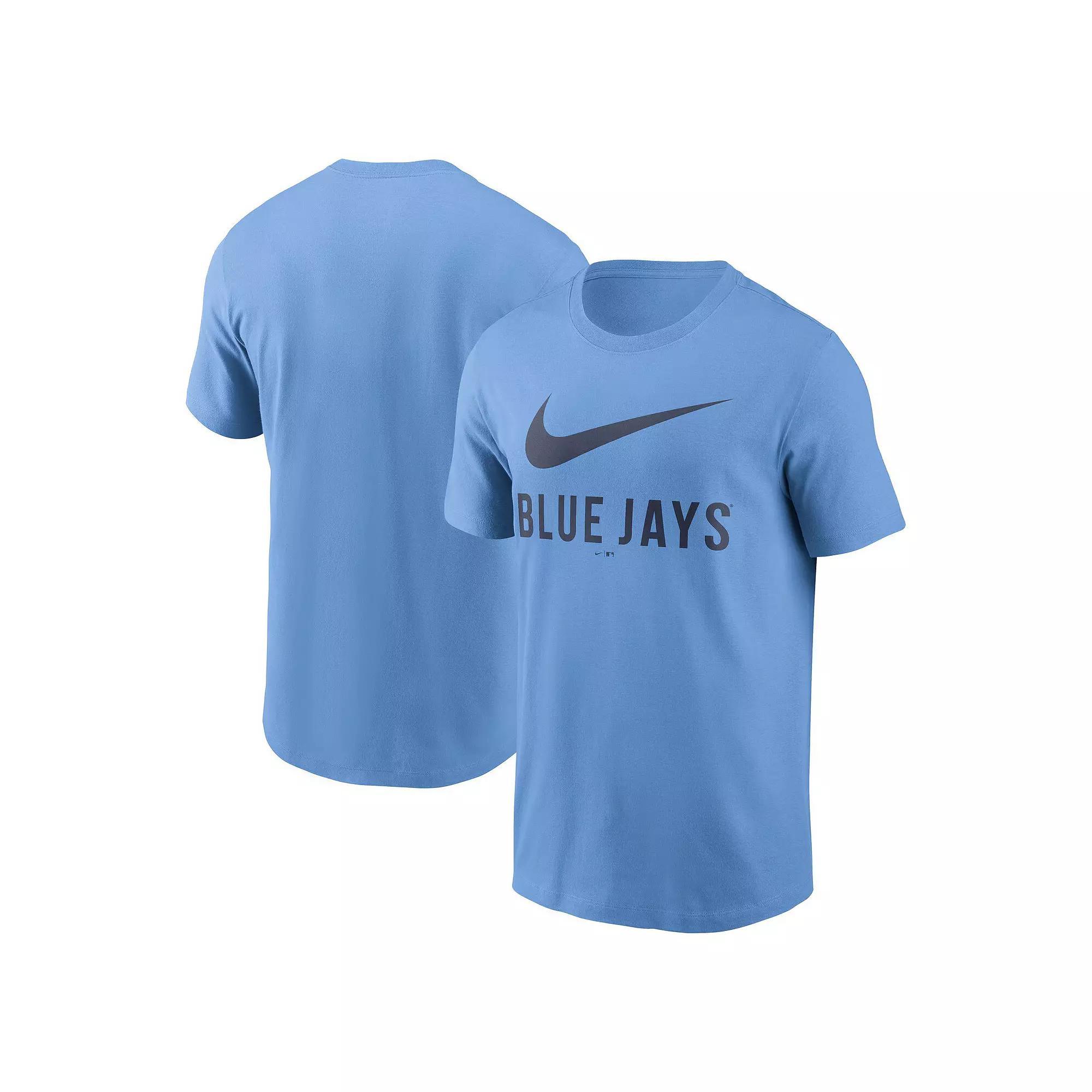 Men's Nike Powder Blue Toronto Blue Jays Swoosh T-Shirt, Size: XL, Jay Light Product Image