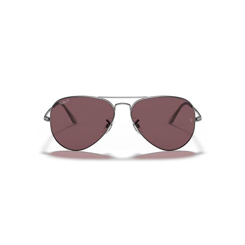Ray-Ban Unisex 58mm Gradient Aviator Sunglasses in Black at Nordstrom Product Image