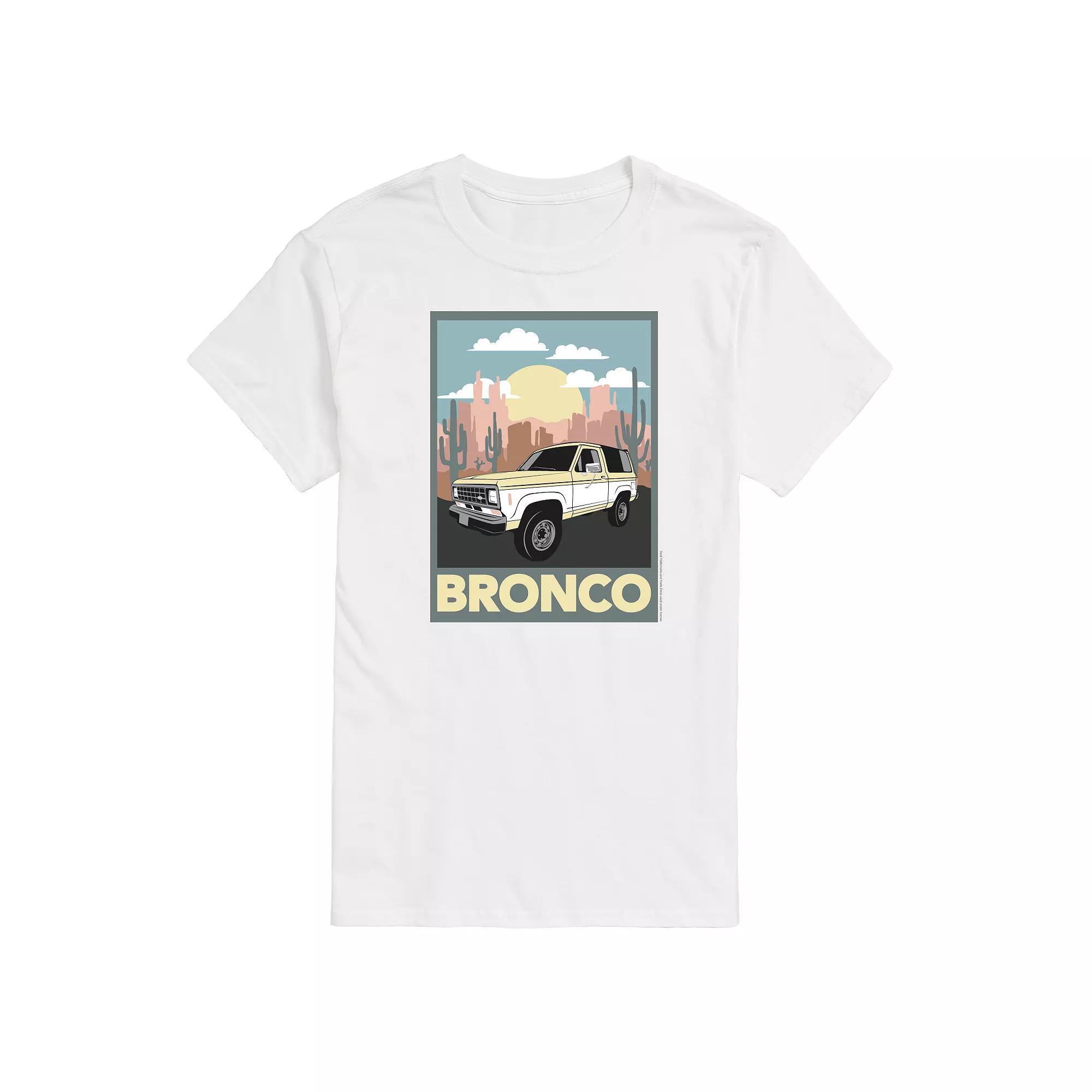 Big & Tall Ford Bronco Desert Graphic Tee, Mens Product Image