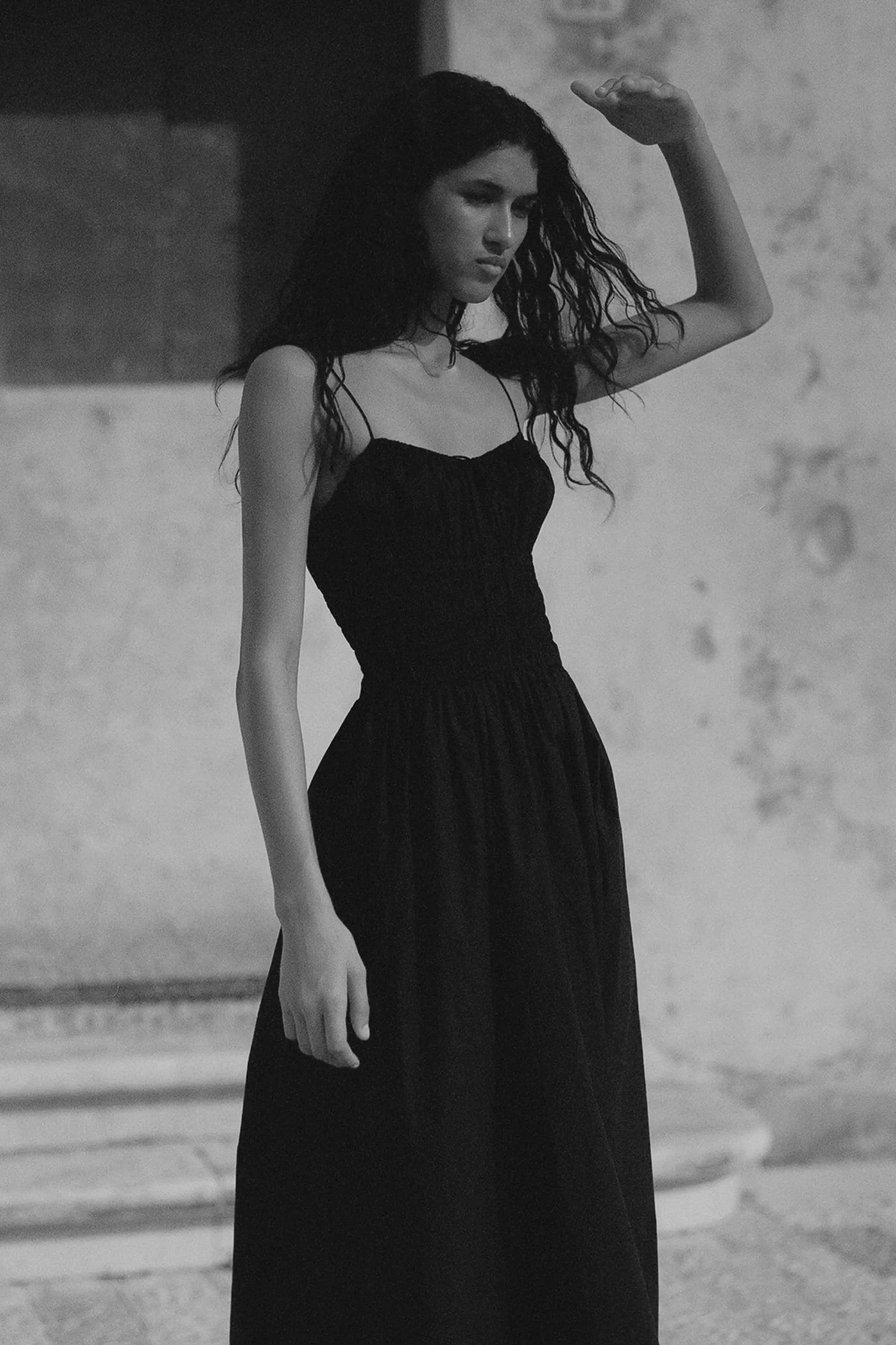 Baia Maxi Dress Black - Final Sale Product Image