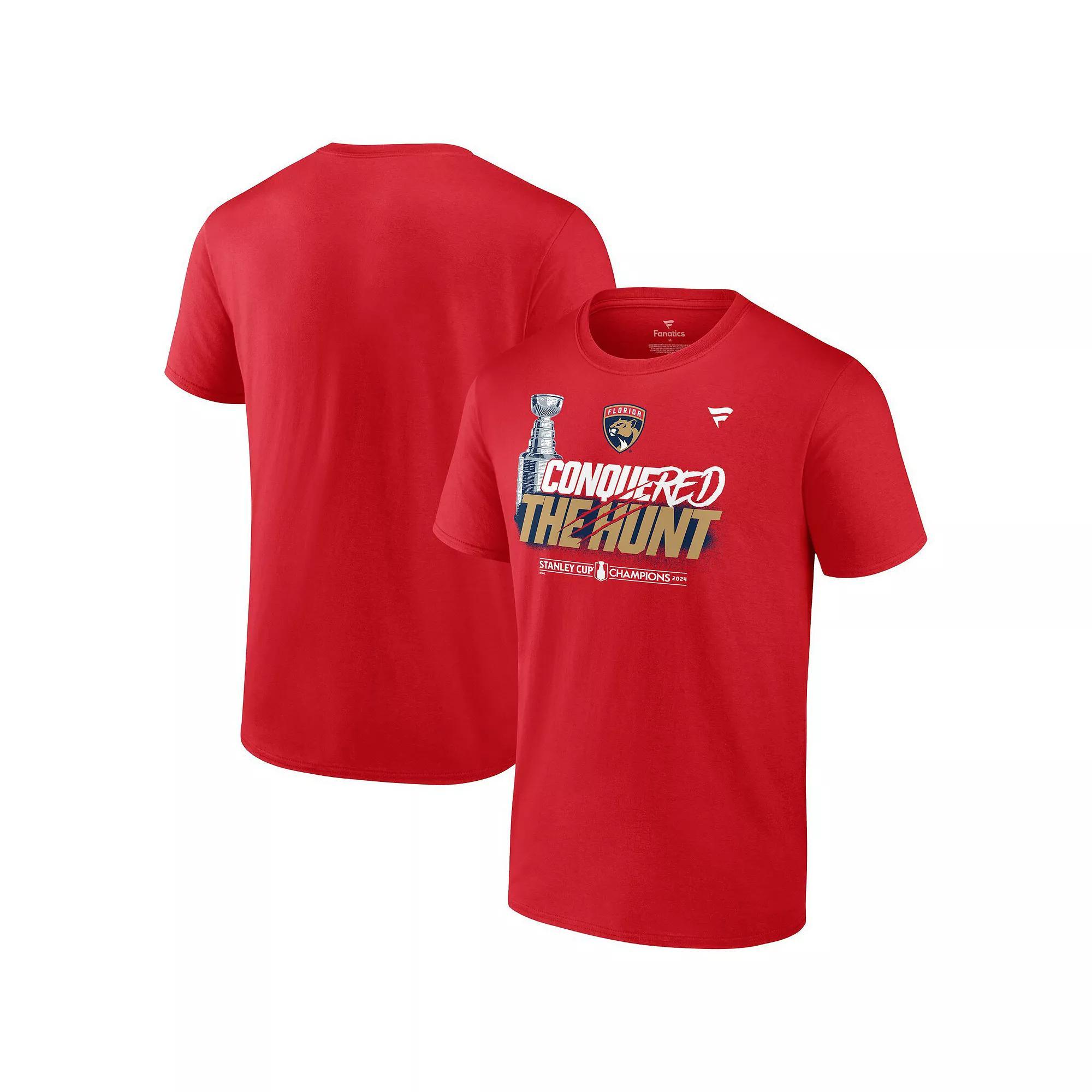 Men's Fanatics  Red Florida Panthers 2024 Stanley Cup Champions Celebration Big & Tall T-Shirt, Size: 4XB, Pnt Red Product Image