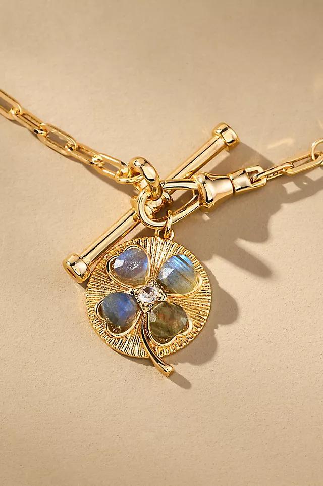 Four-Leaf Clover Charm Necklace Product Image