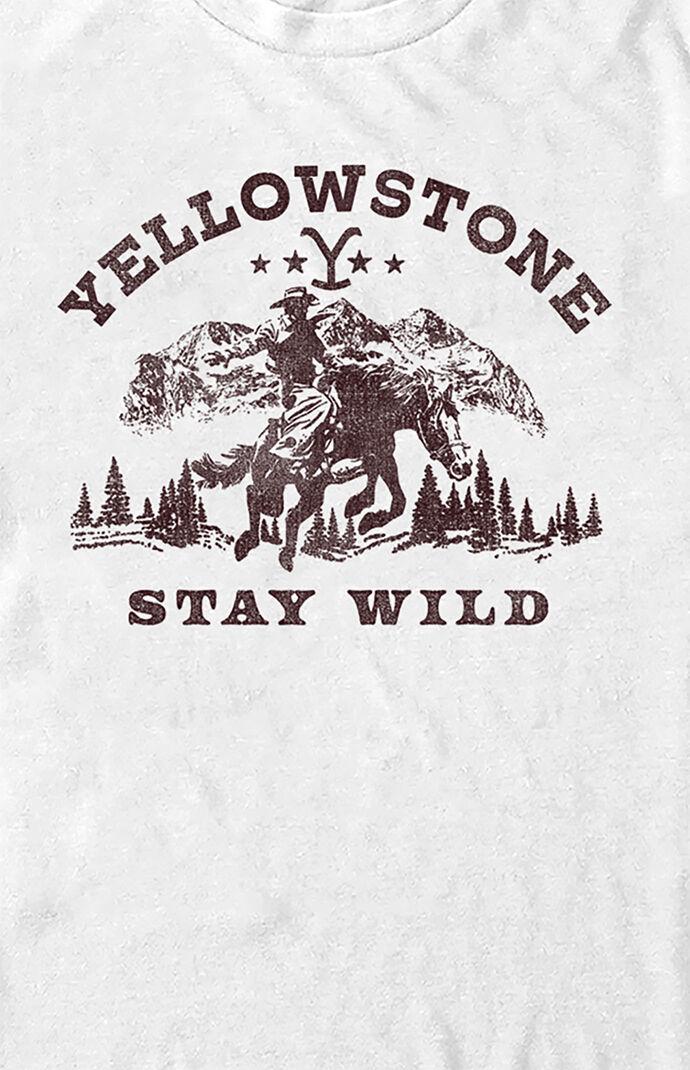 Women's Yellowstone Vintage Stay Wild T-Shirt Product Image