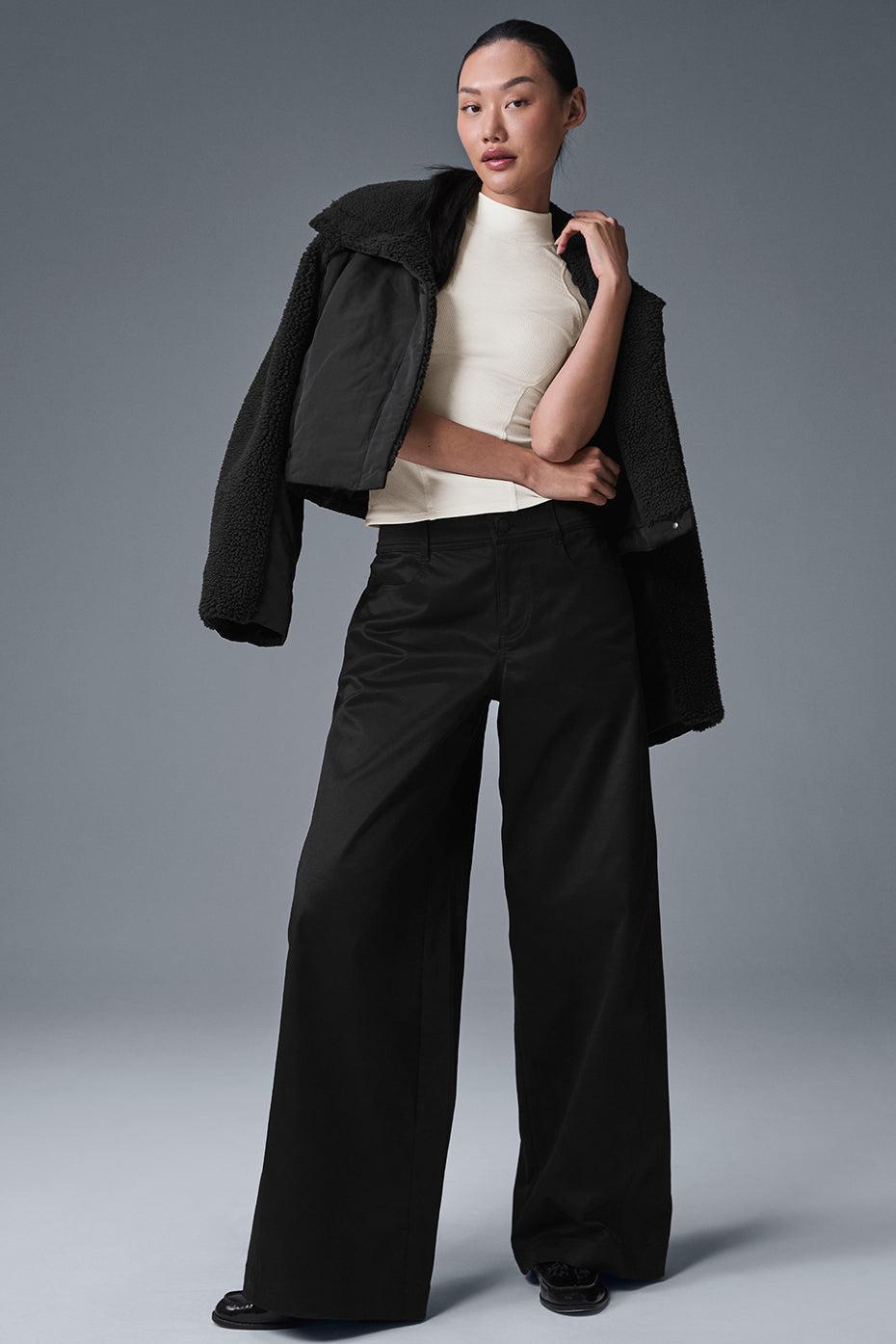 Wanderlust Wide Leg Trouser - Black Product Image