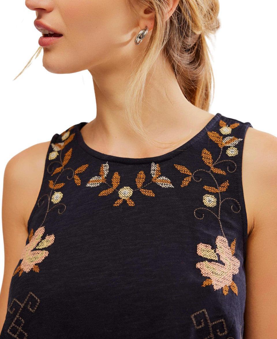 Free People Fun & Flirty Embroidered Top Product Image