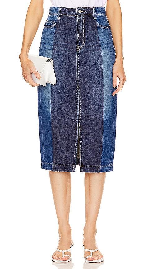 Robin Seamed Tonal Midi Skirt GRLFRND Product Image