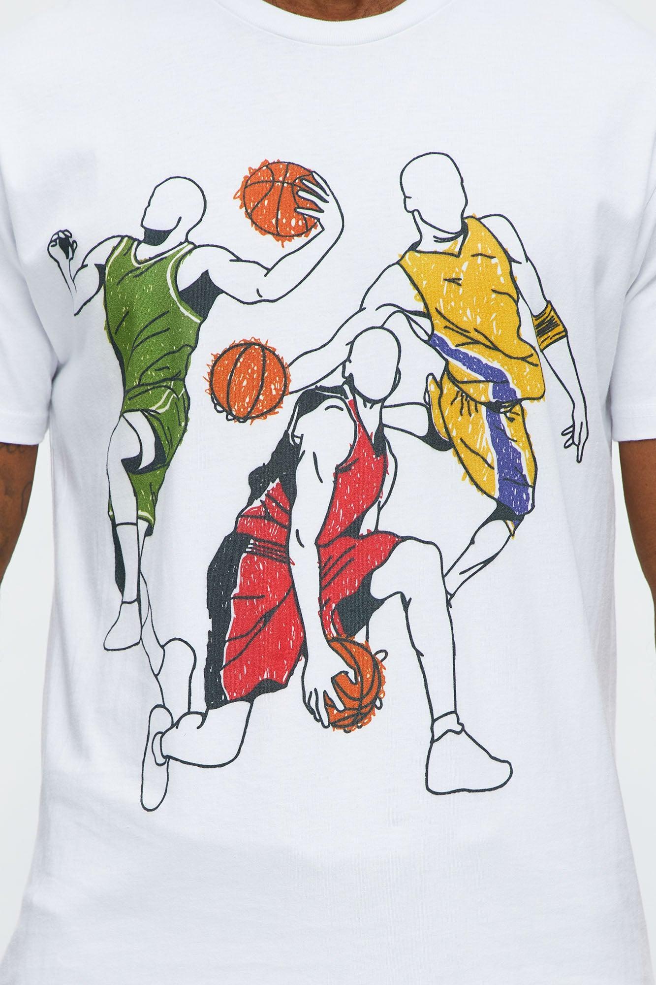 Ball Is Life Short Sleeve Tee - White Product Image