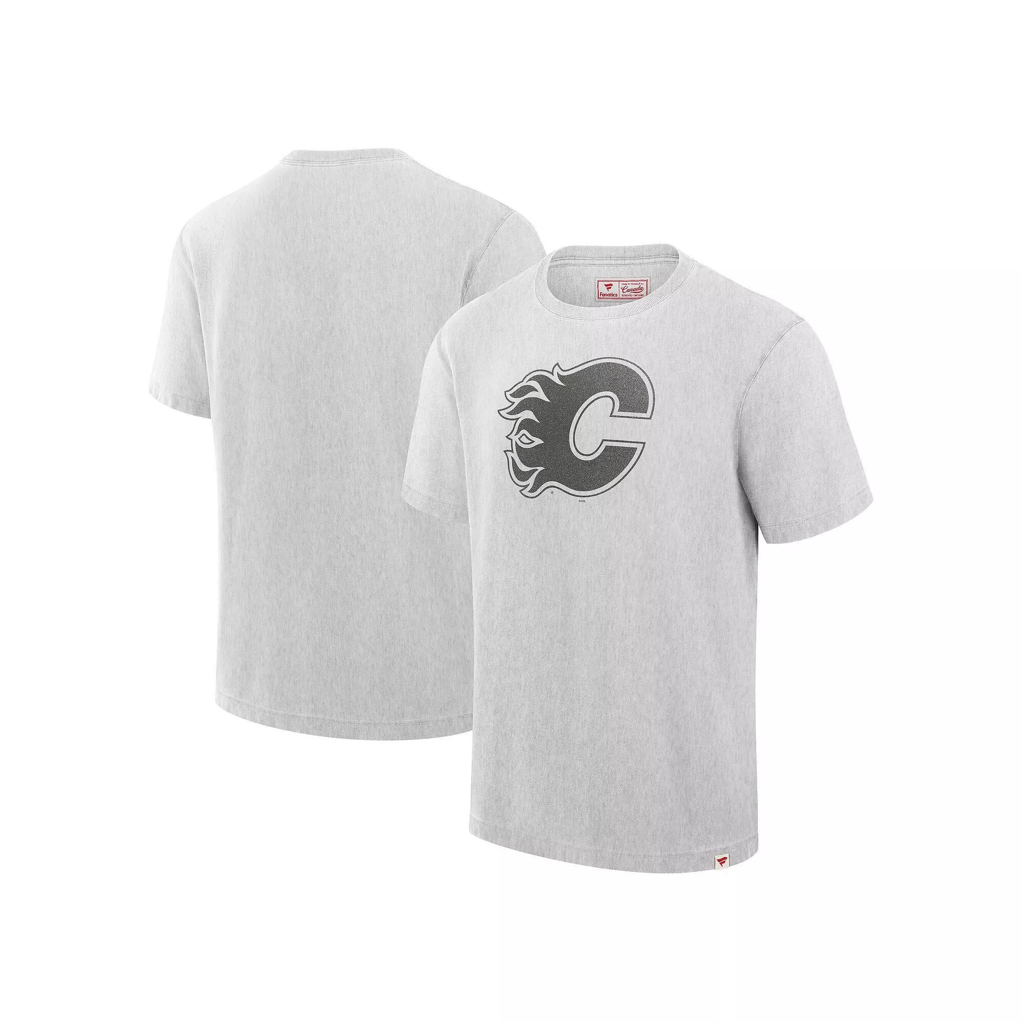 Men's Fanatics Cream Calgary Flames T-Shirt, Size: Large, Flm Beige Product Image