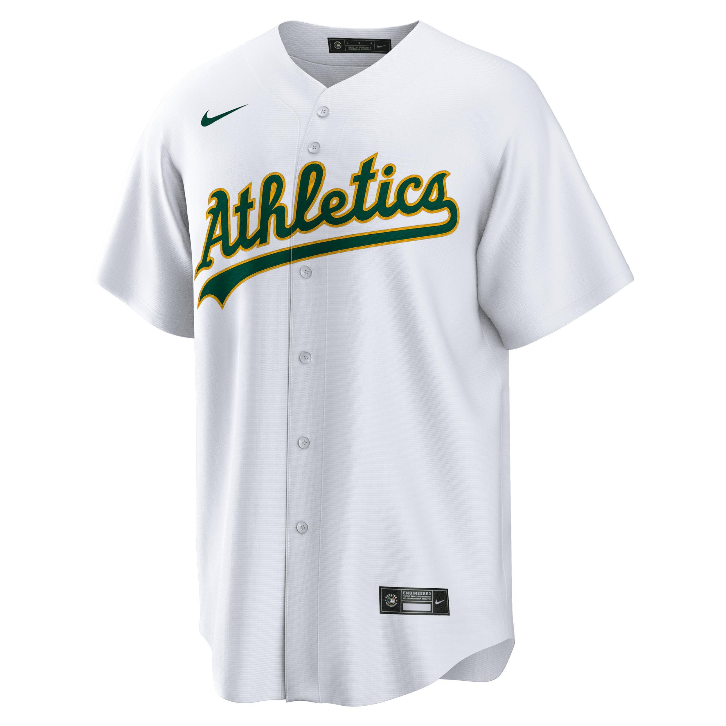 Men's Nike Zack Gelof White Oakland Athletics Home Replica Jersey, Size: Small Product Image