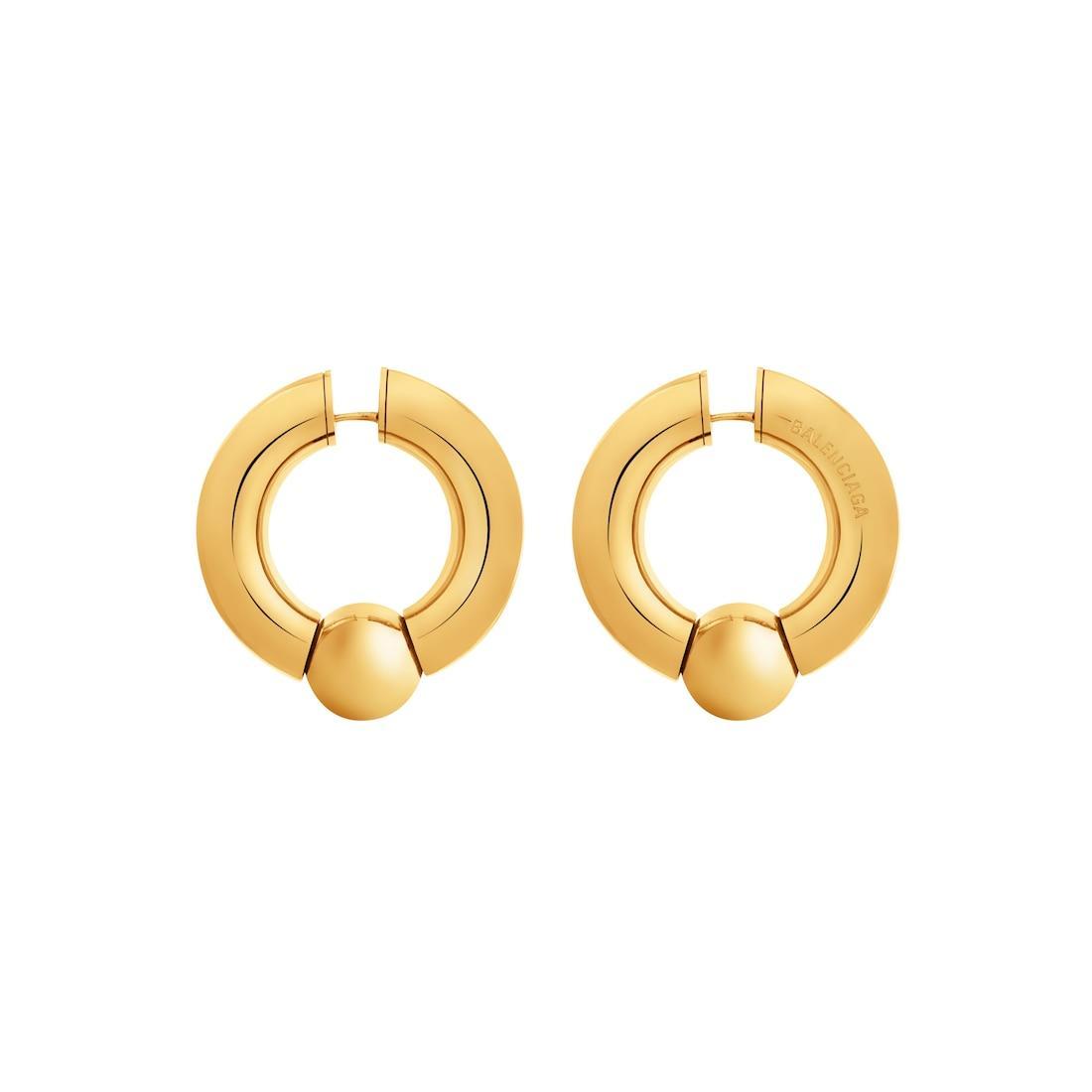 Mega Earrings  in Silver Product Image