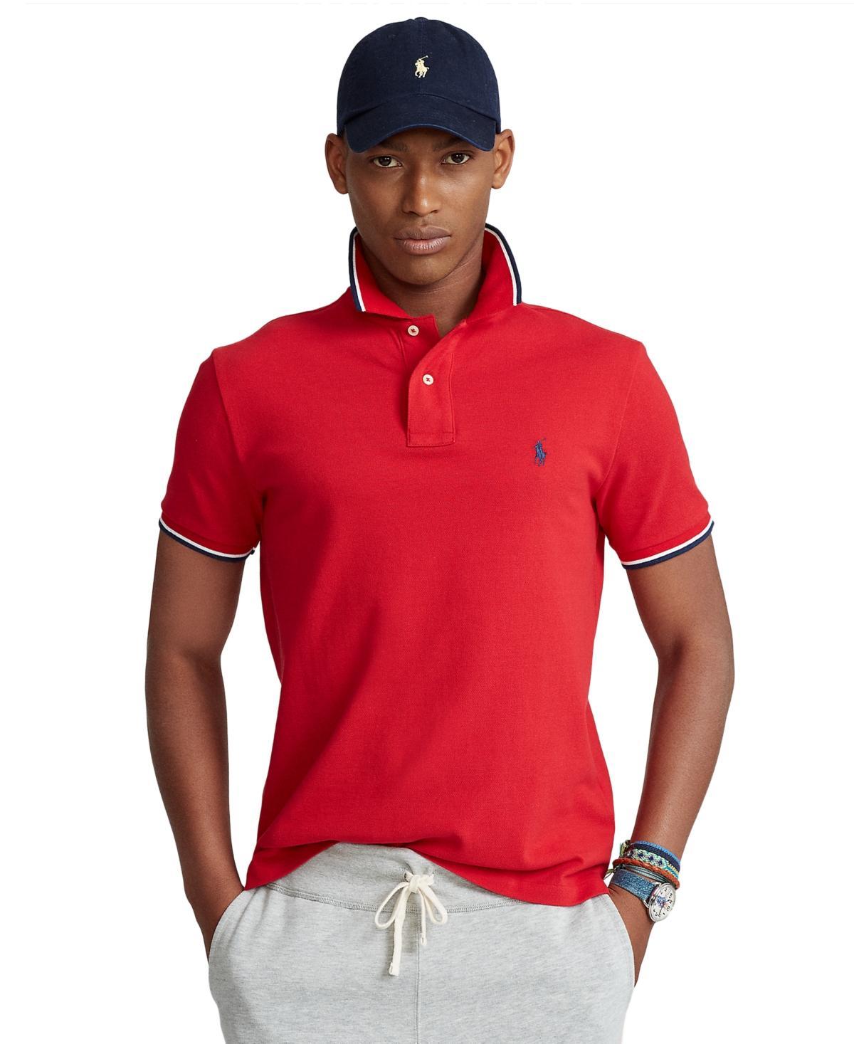 Mens Cotton Polo Shirt Product Image
