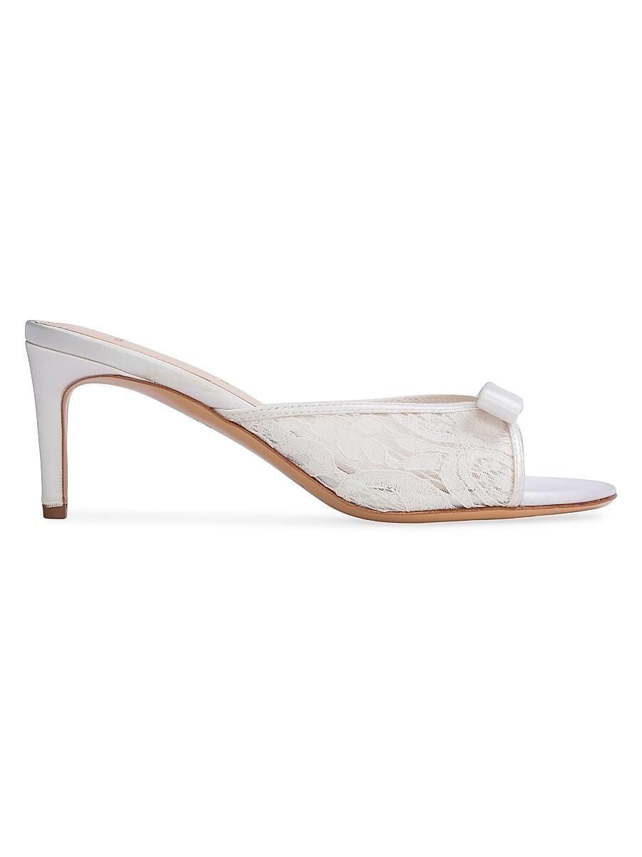 Womens Rita 65MM Lace Mules Product Image