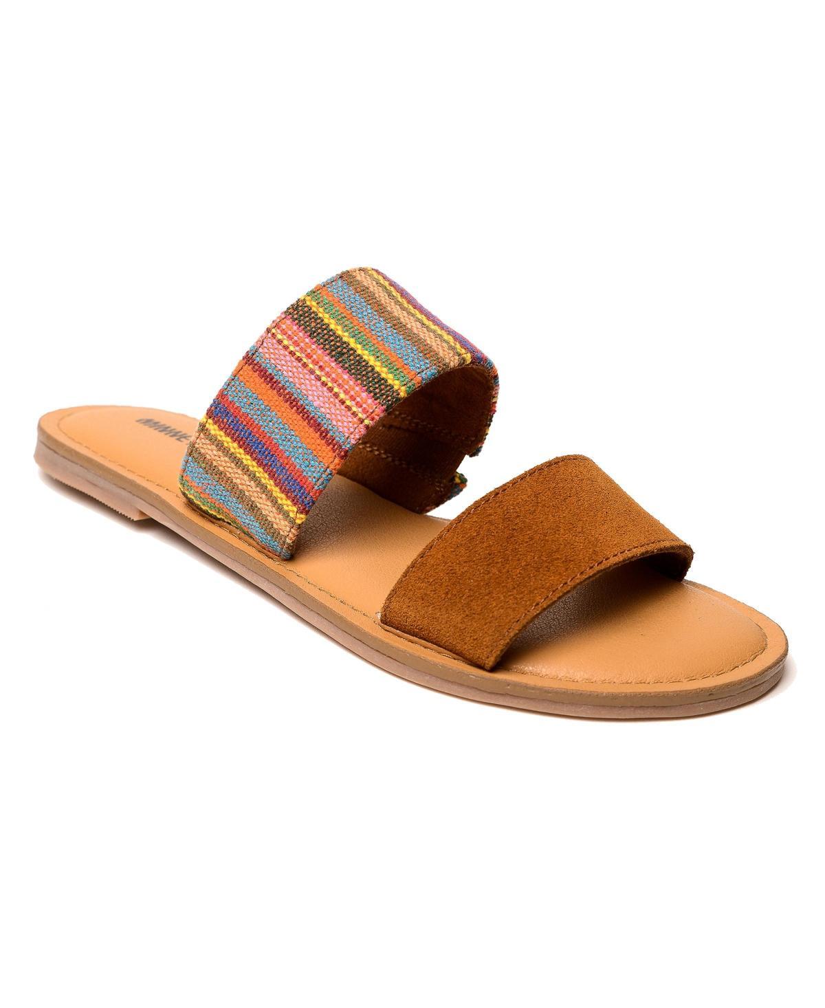 Minnetonka Womens Franky 2-Strap Slide Sandals Product Image