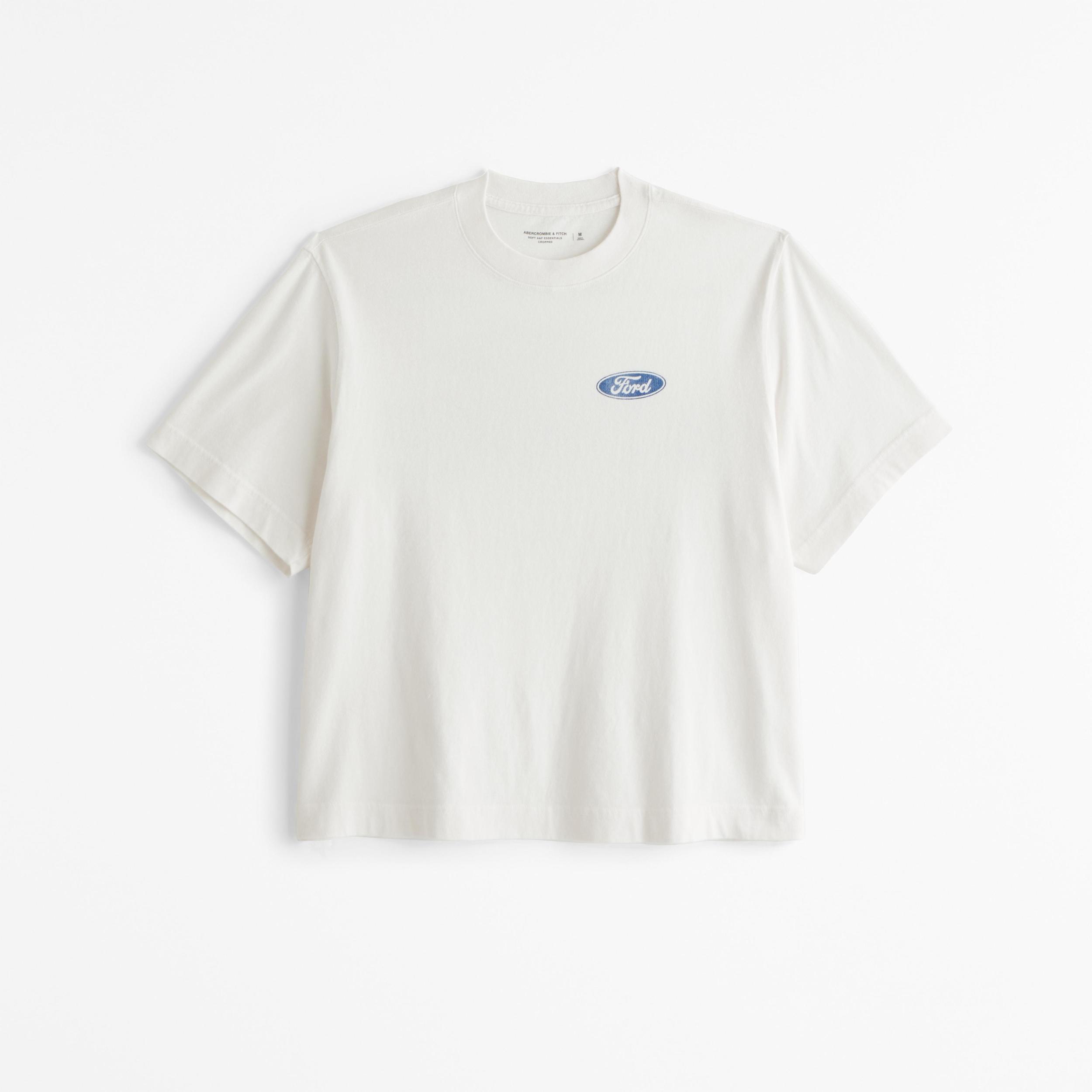 Cropped Mustang Graphic Tee Product Image