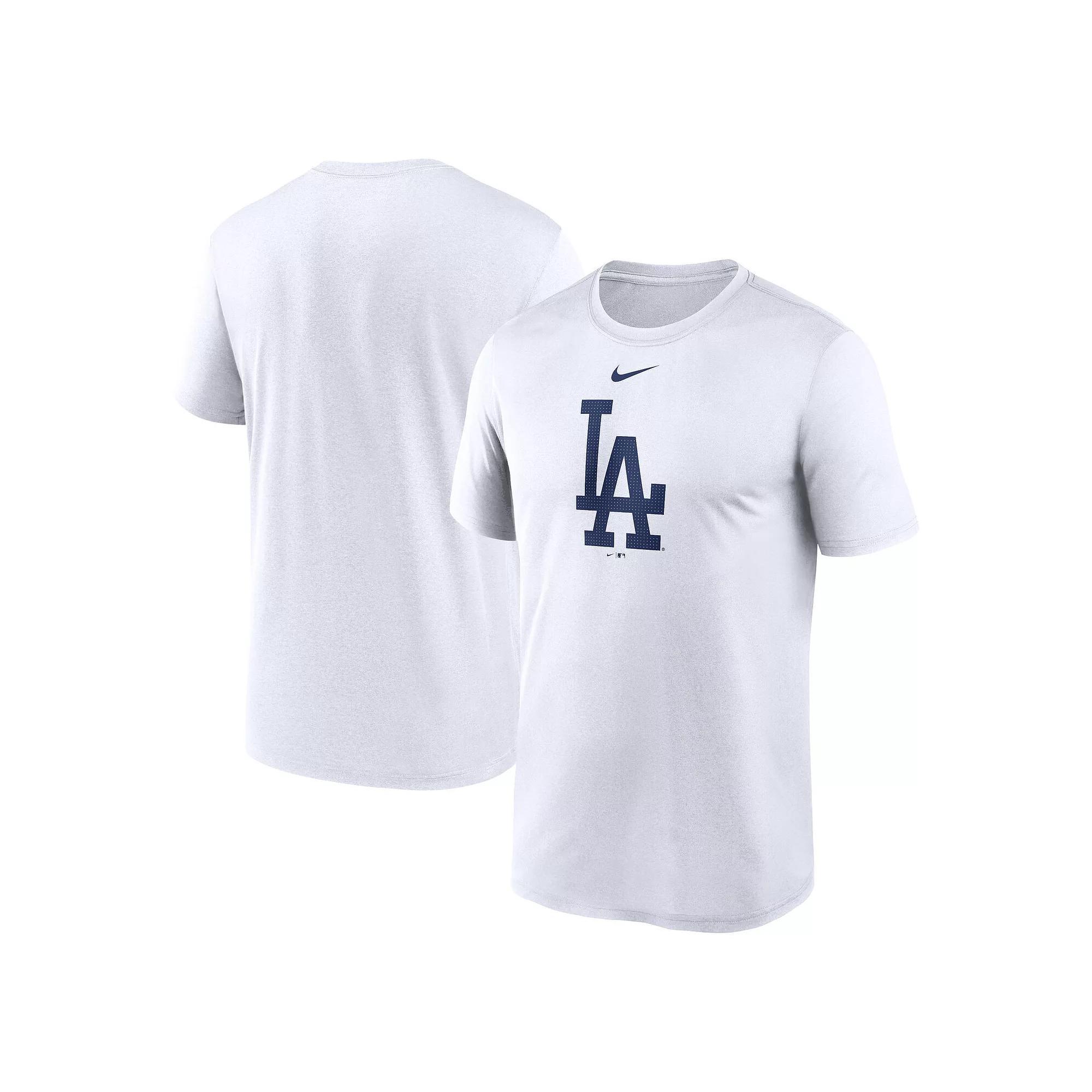 Men's Nike  White Los Angeles Dodgers Legend Fuse Large Logo Performance T-Shirt, Size: 2XL Product Image