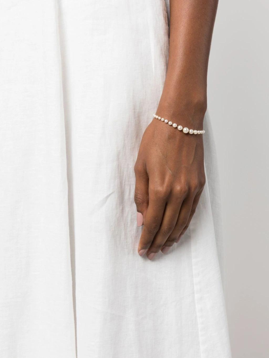MIZUKI 14kt Yellow Gold Pearl Bracelet Product Image