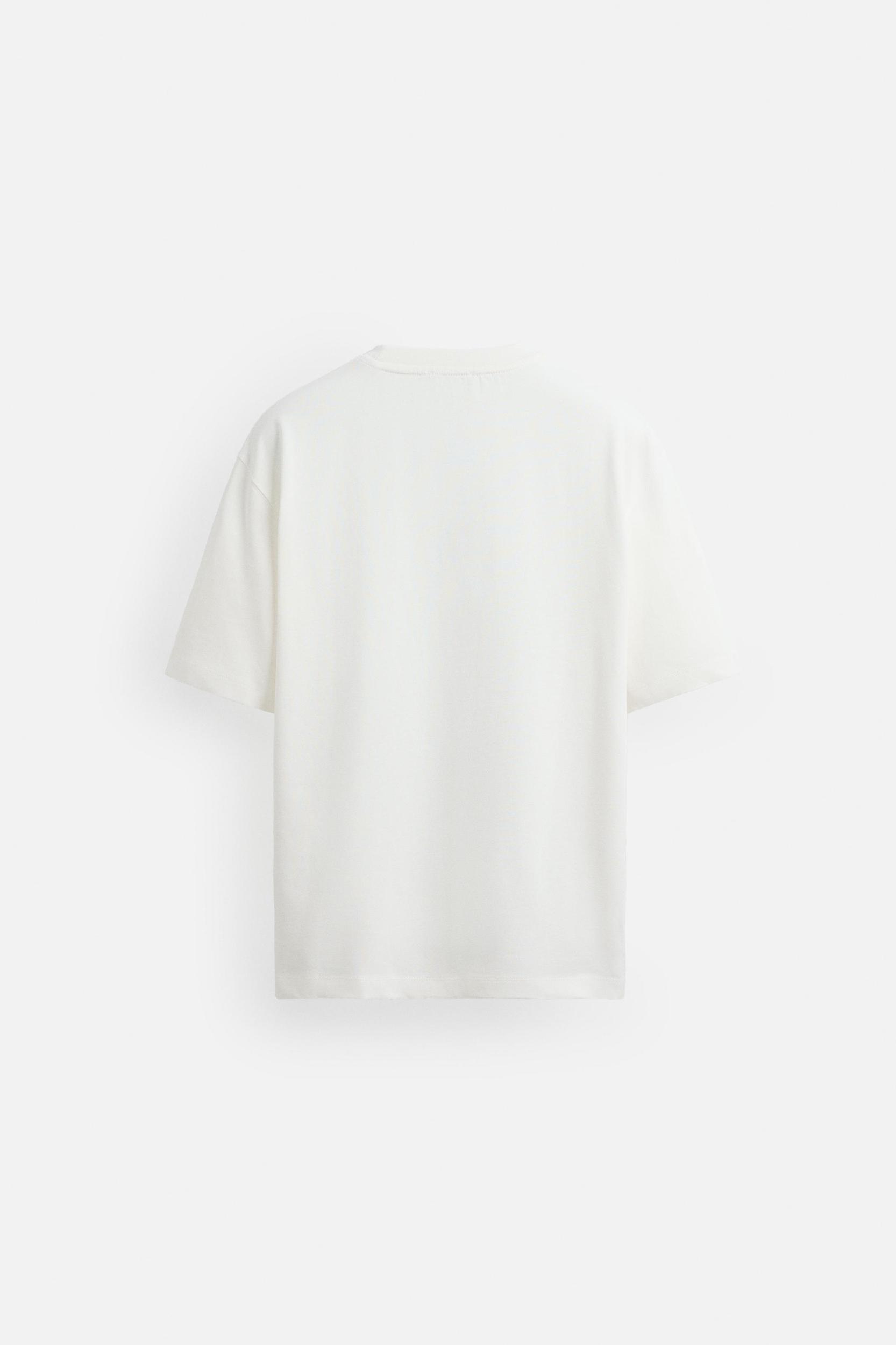 EMBROIDERED TEXT T-SHIRT Product Image