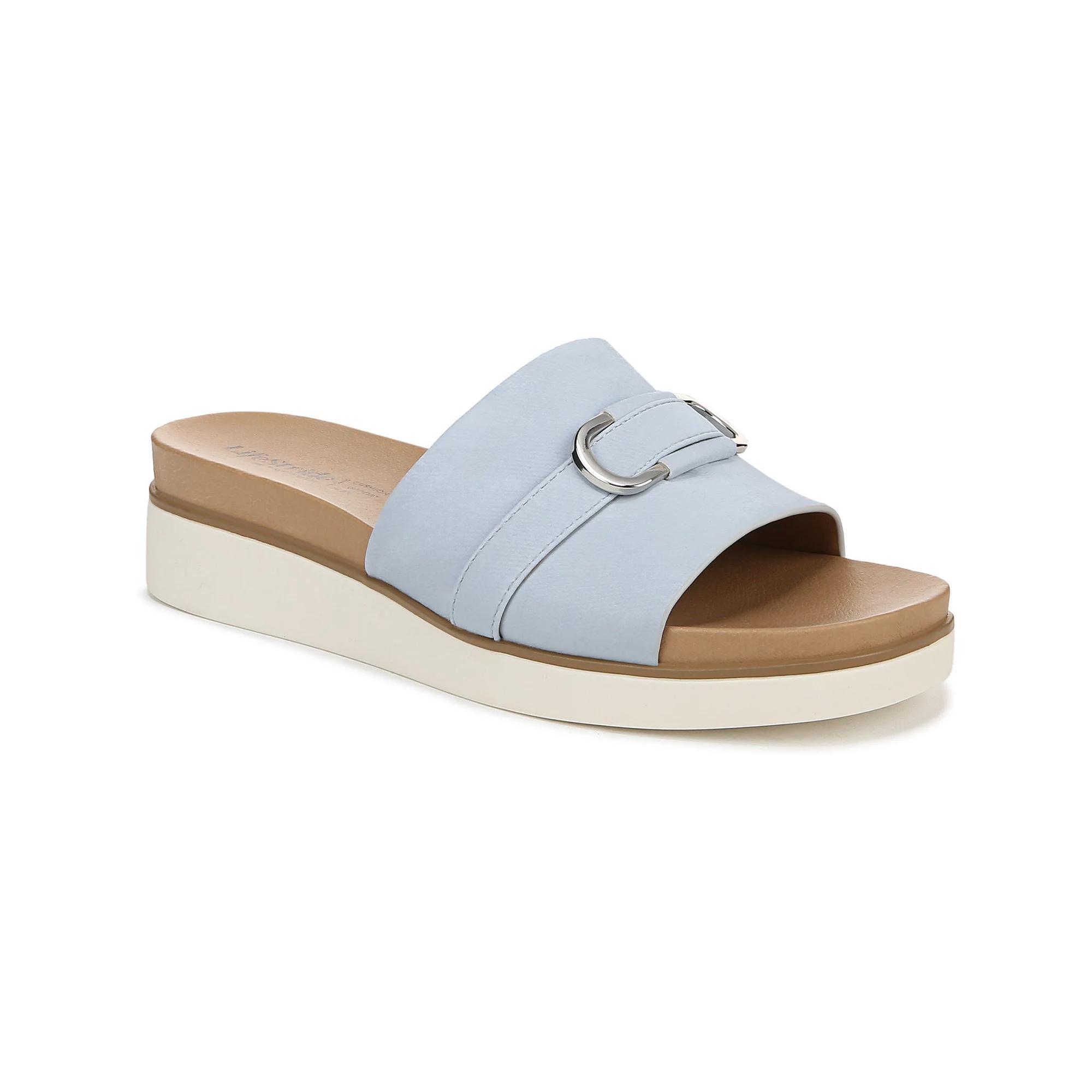 LifeStride Genevieve Women's Slide Sandals, Size: 8, Blue Product Image