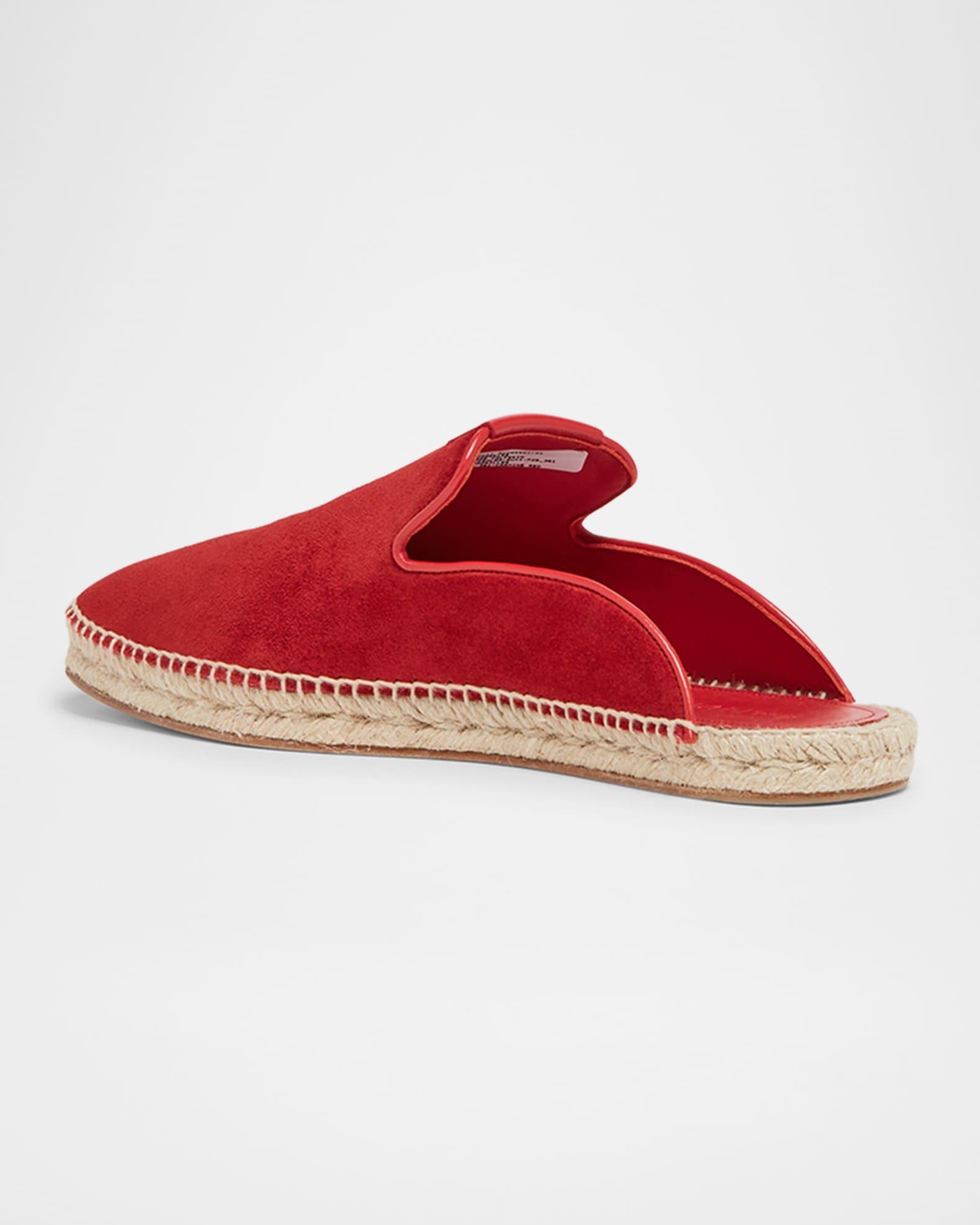 Men's Suede Espadrille Slides Product Image