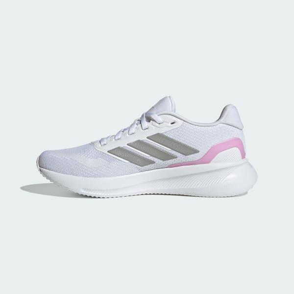 adidas Runfalcon 5 Women's Running Shoes, Size: 10, White Pink Wide Product Image