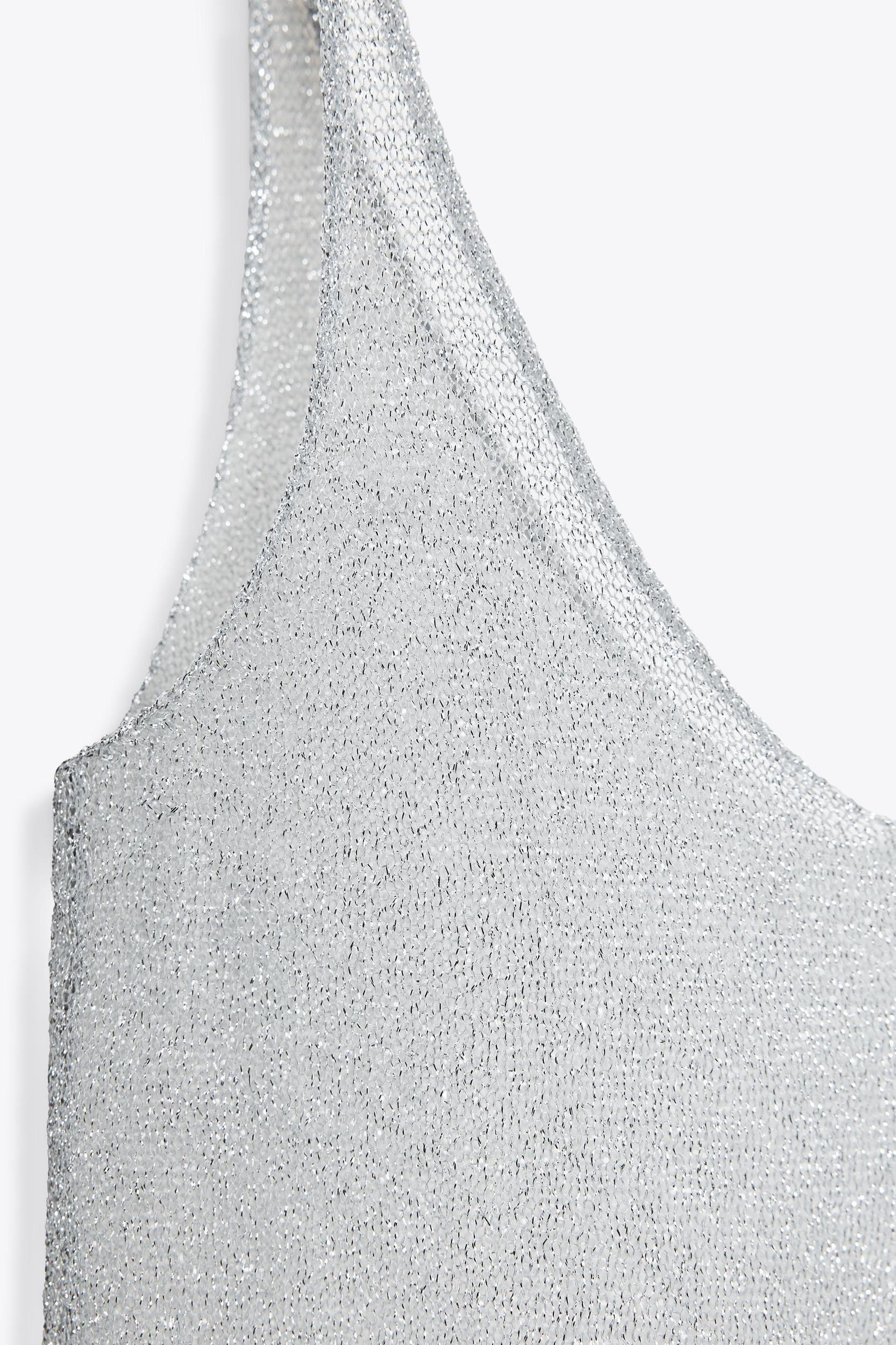 METALLIC THREAD STRAPPY TOP Product Image