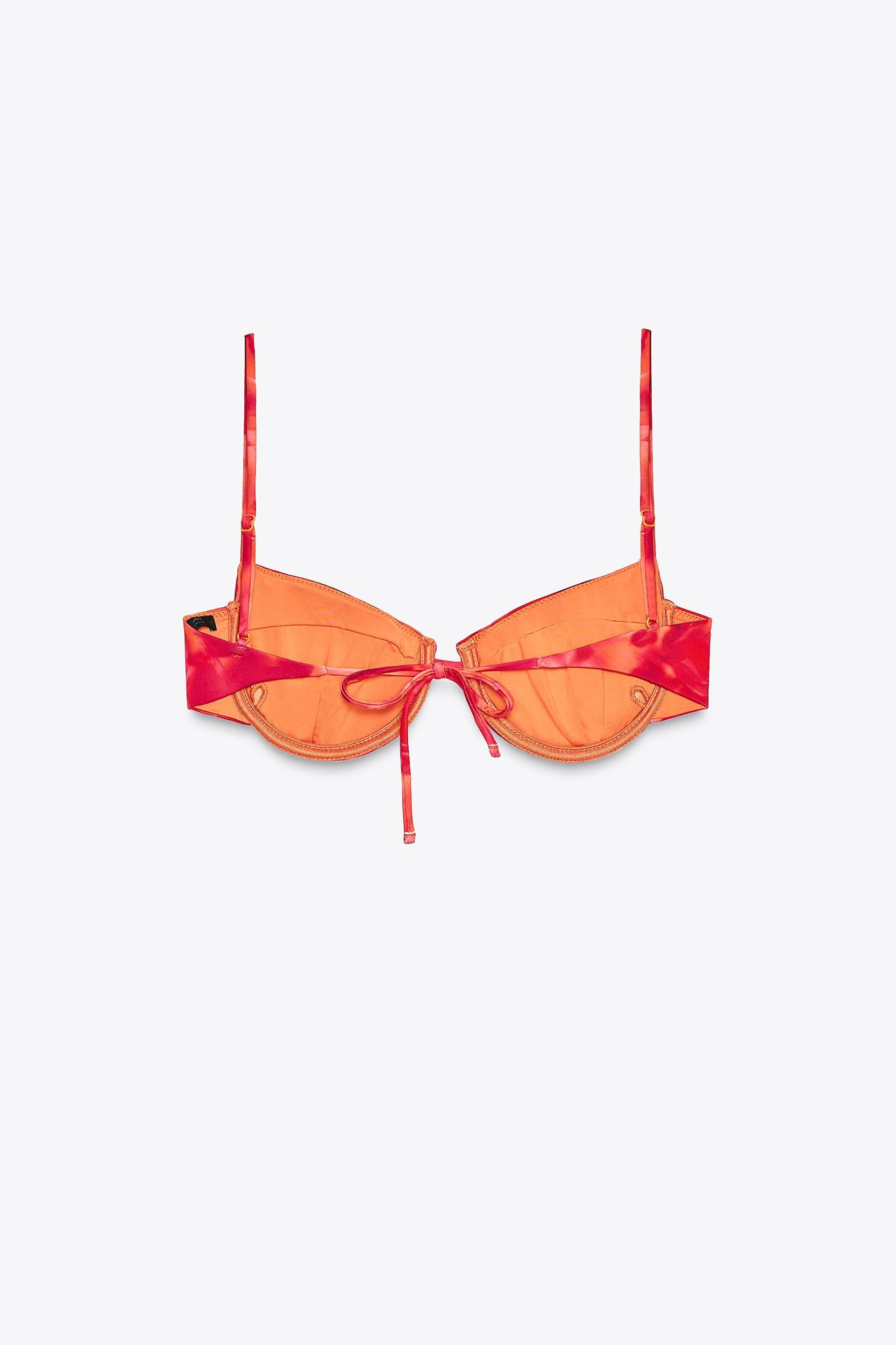 PRINTED UNDERWIRE BIKINI TOP Product Image