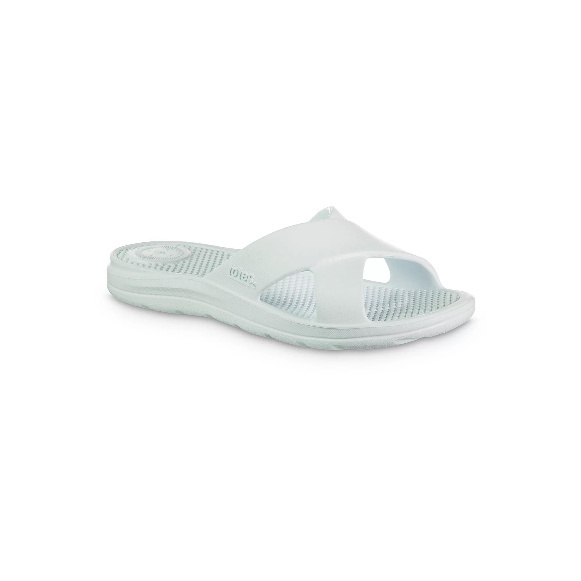 totes Solbounce Women's Slide Sandals, Size: 6, Green Product Image