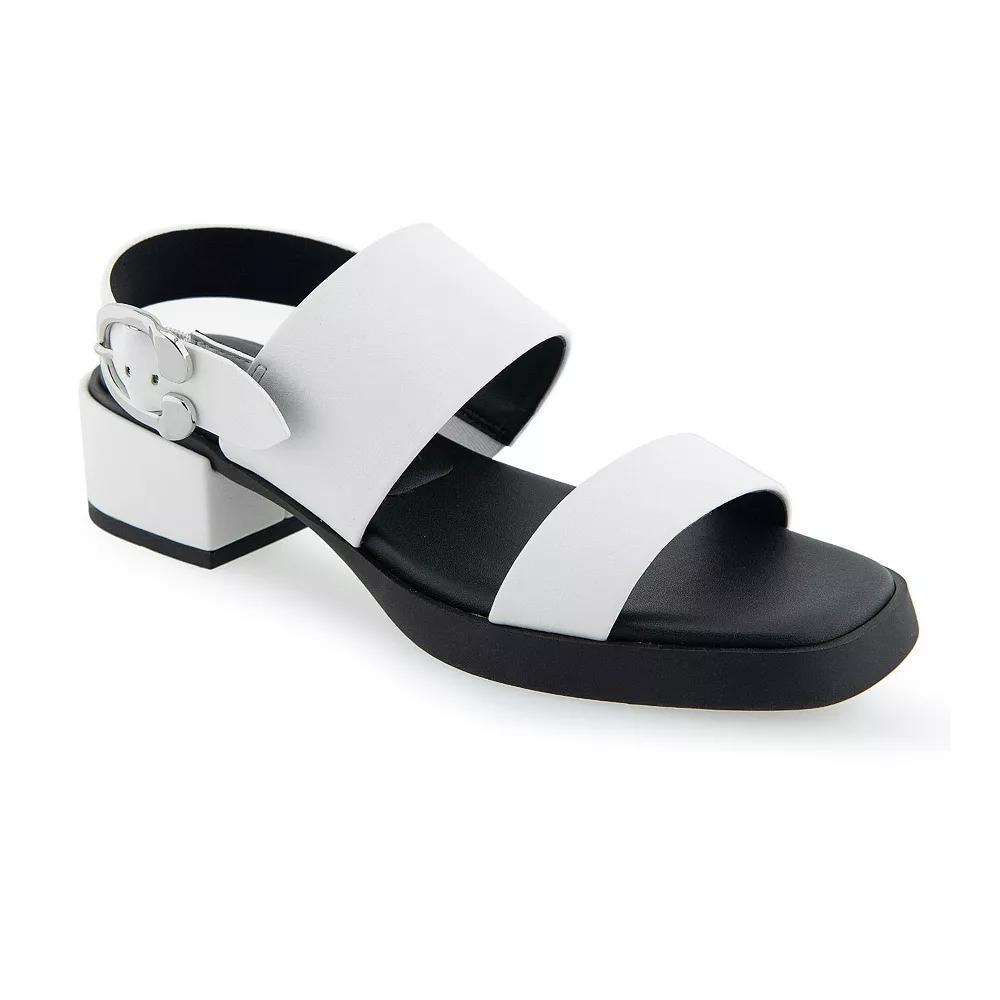 Aerosoles Dove Women's Dress Sandals, Size: 8, White Pu Product Image