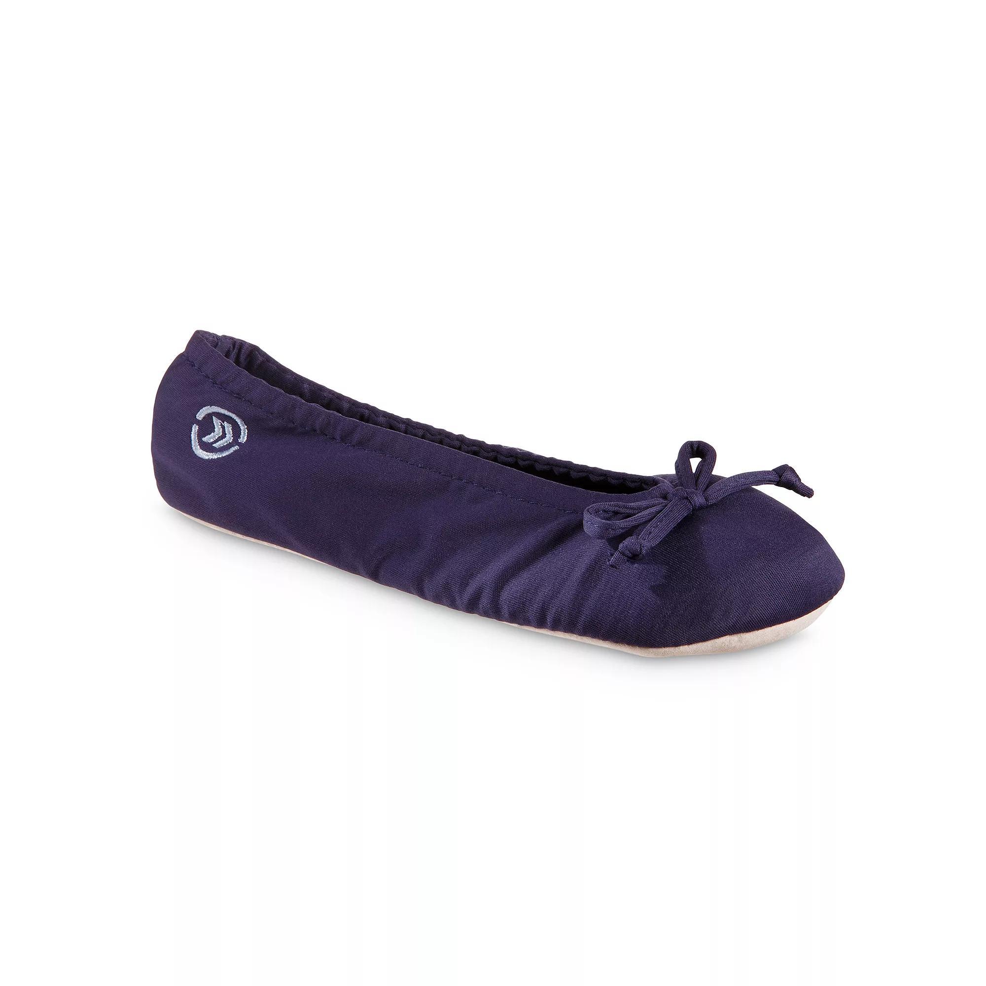 Isotoner Women's Classic Ballerina Slippers - Pink L Product Image