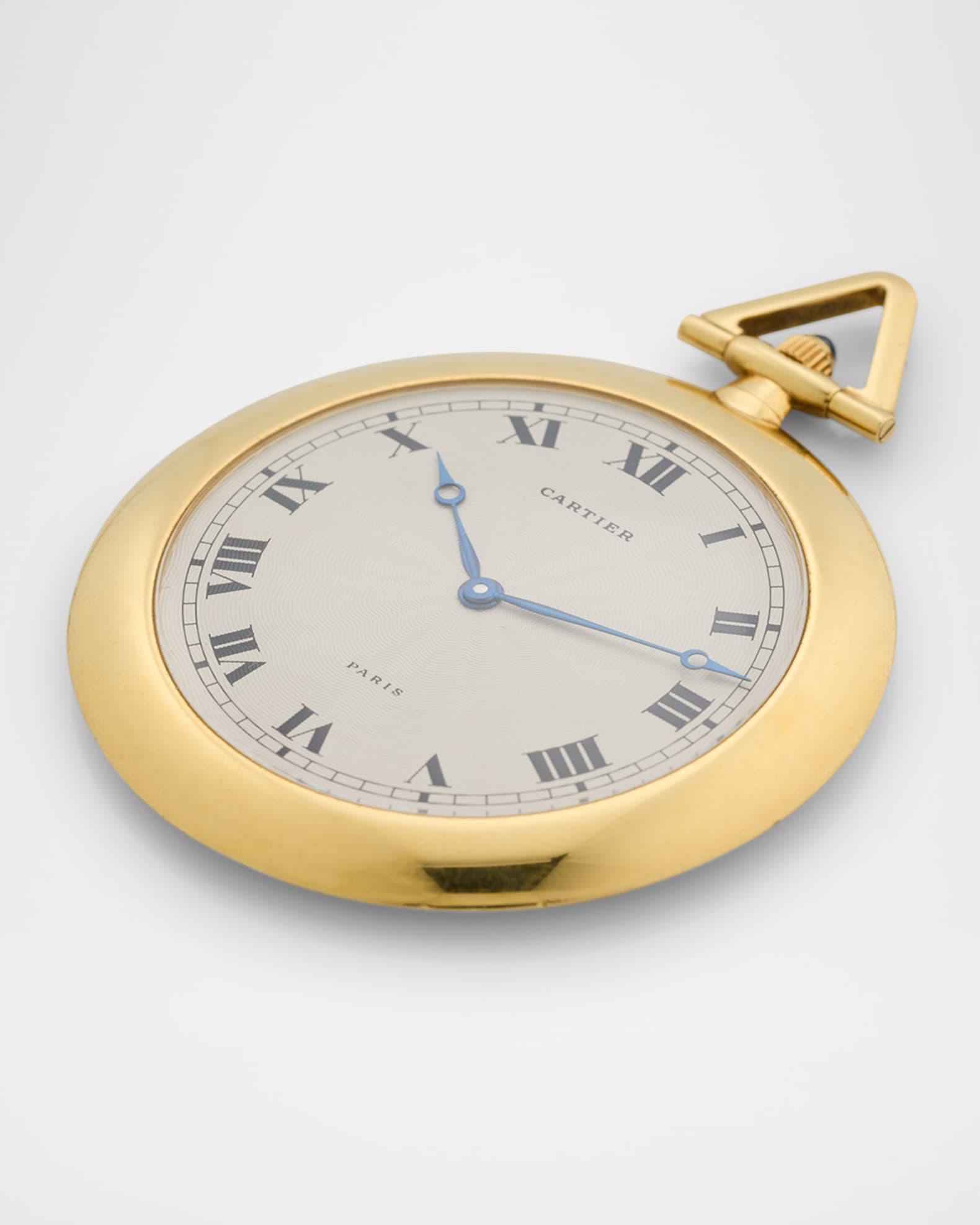 Cartier Round Open Face Vintage 1950s Pocket Watch Product Image