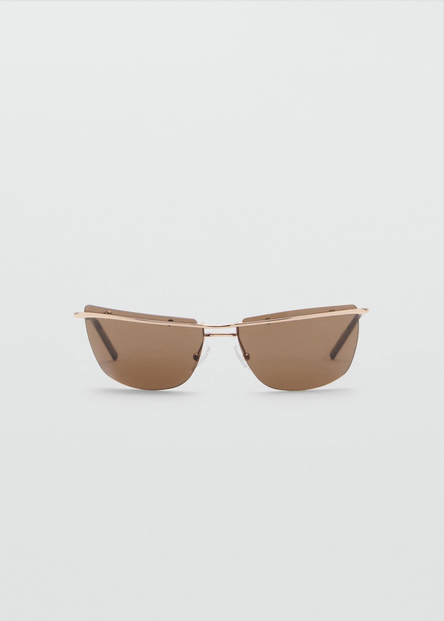 Frameless sunglasses with metal temples - Women | MANGO USA Product Image