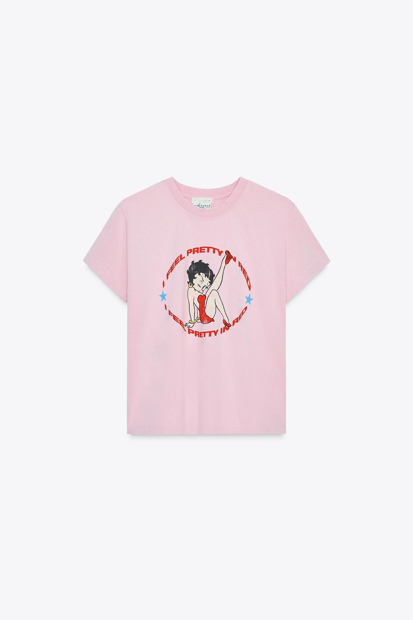 BETTY BOOP® WASHED EFFECT T-SHIRT Product Image
