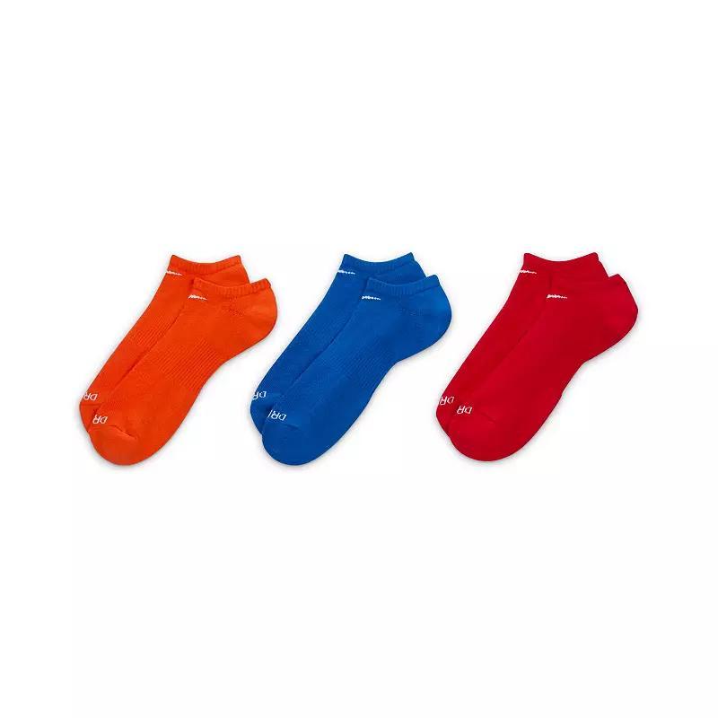Mens Nike 3-pack Everyday Plus Cushion No-Show Training Socks Product Image