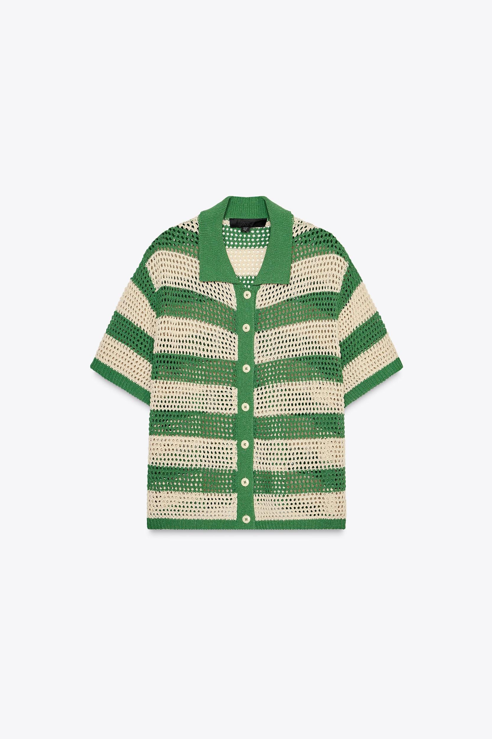 KNITTED POLO JACKET Product Image
