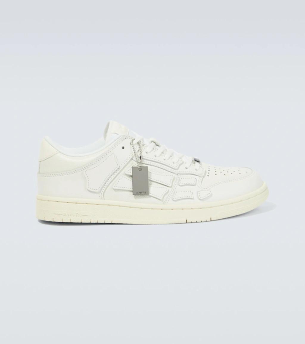 AMIRI Skell Logo Detailed  Low In White Product Image