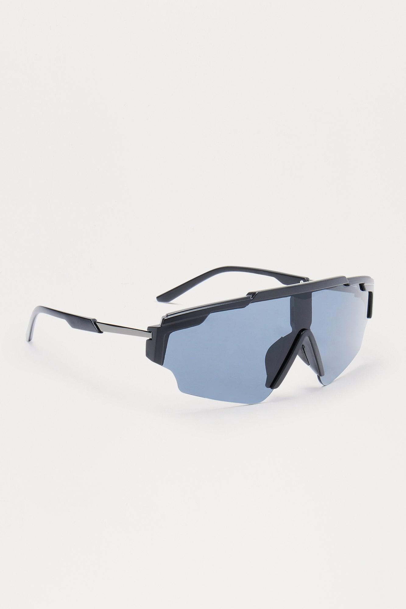 Cedar Shield Sunglasses - Black Male Product Image