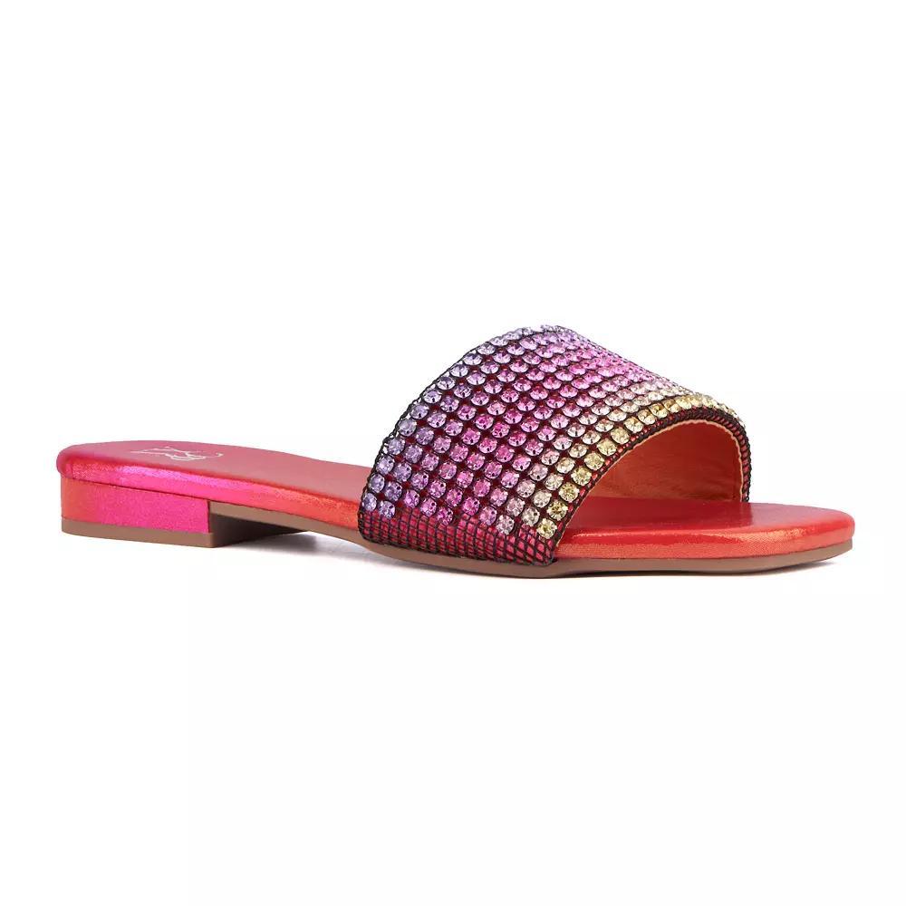 New York & Company® Gracie Women's Sandals, Size: 6.5, Pink Ombre Product Image