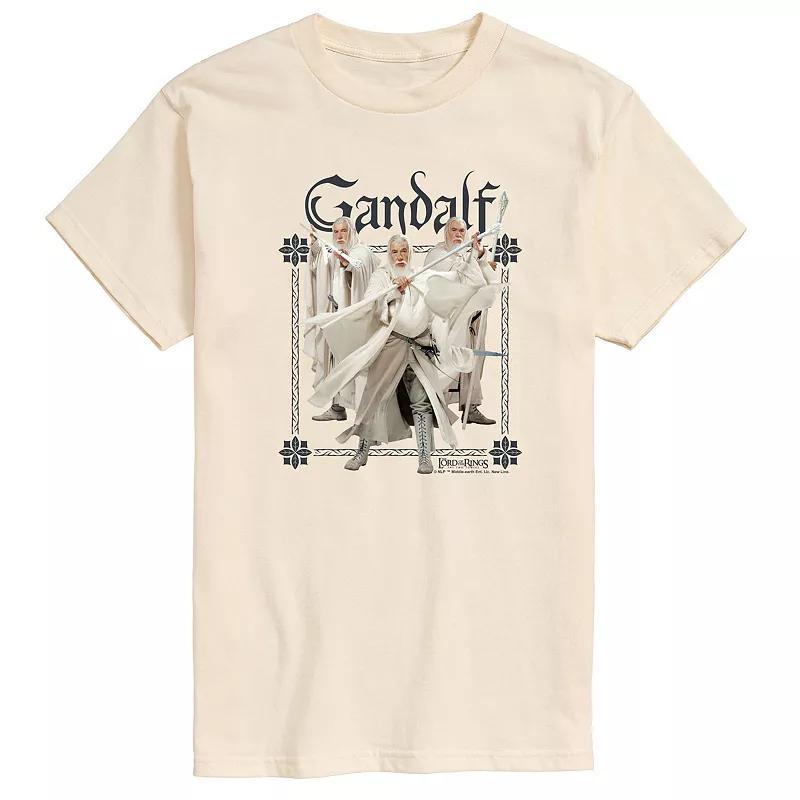Mens The Lord Of The Rings Gandalf The White Graphic Tee Ivory Product Image