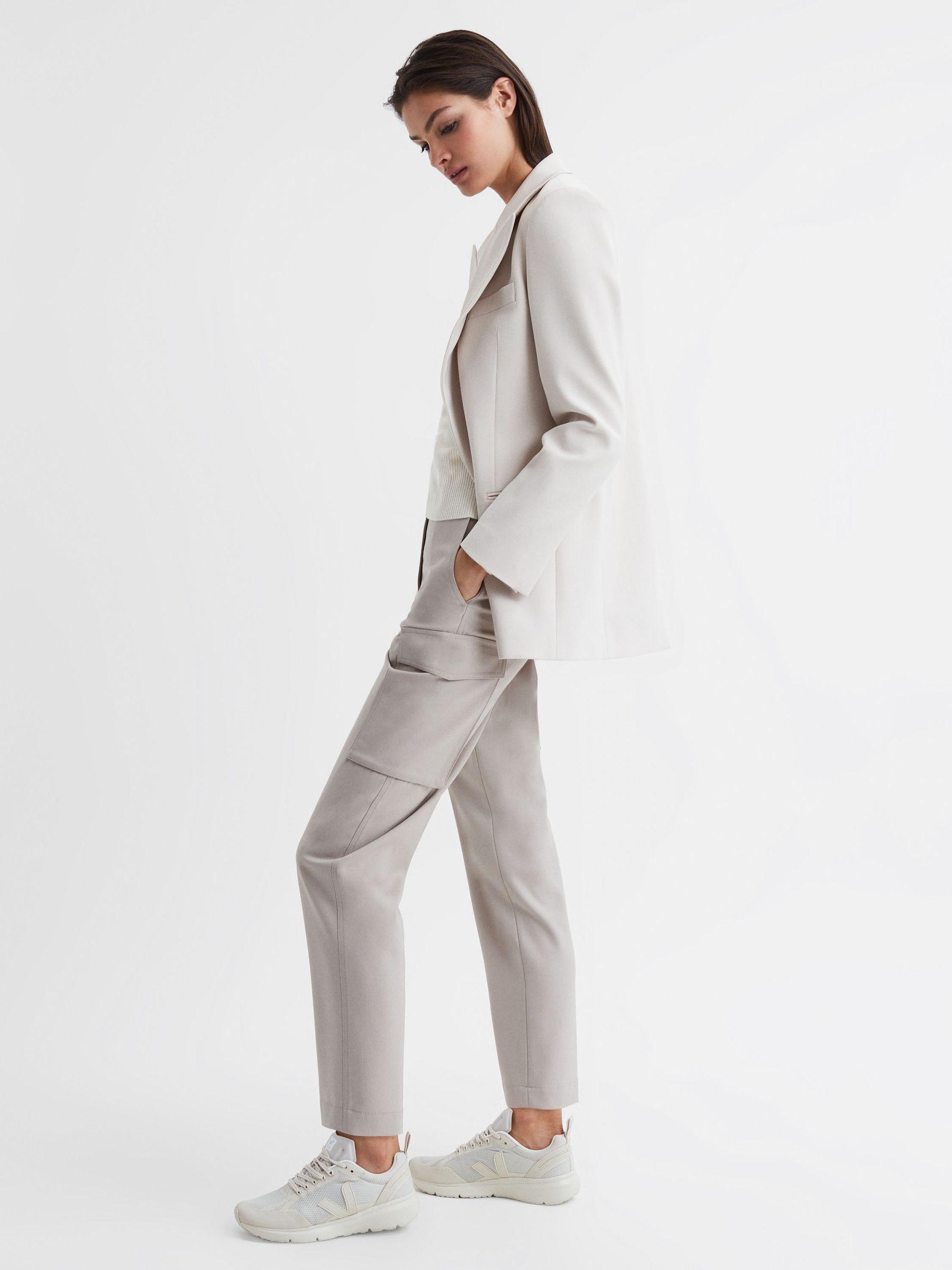 Veja Mesh Running Trainers in White  Pierre Product Image