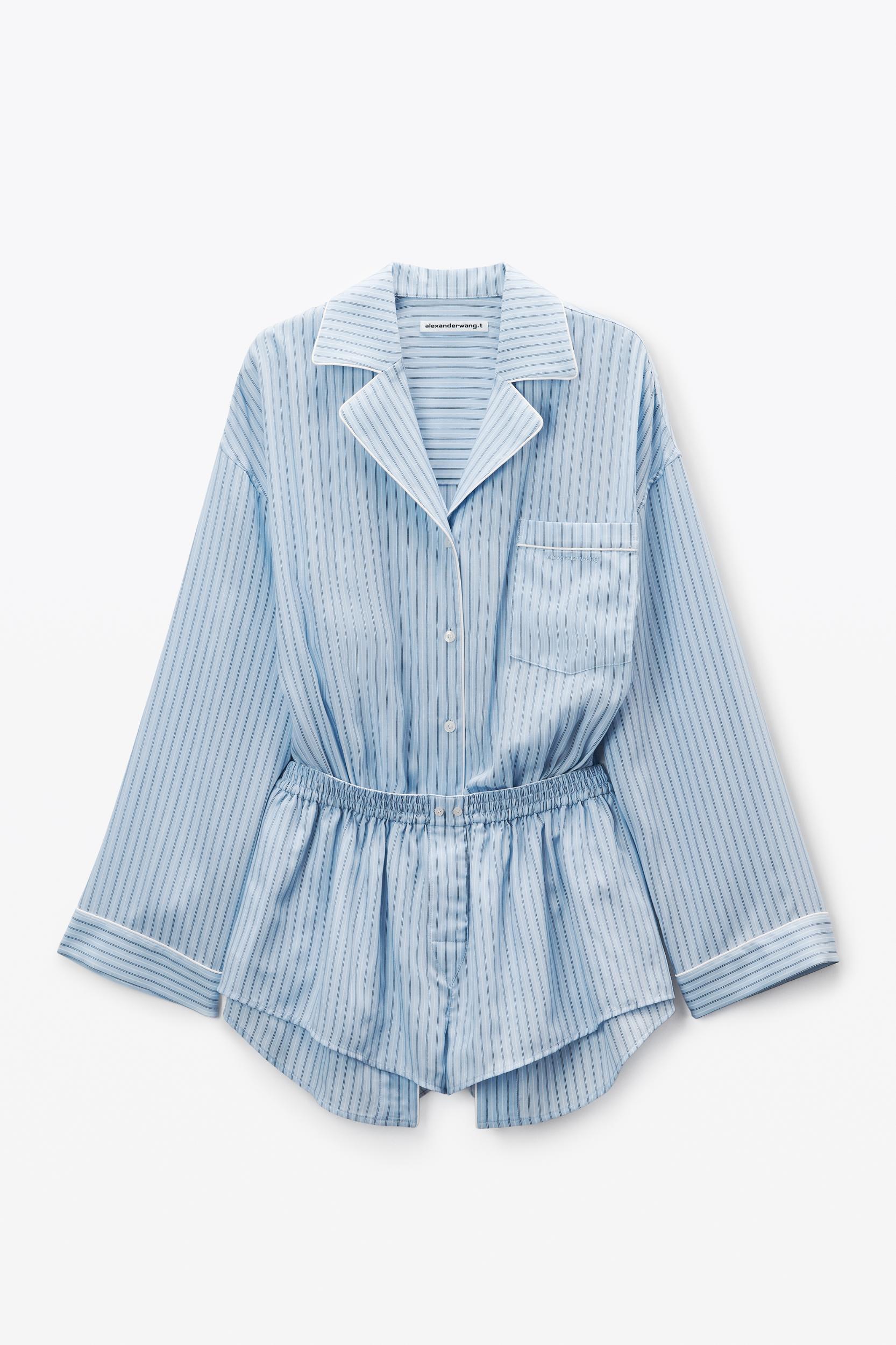 Blue Pre-styled Pajama Romper Product Image
