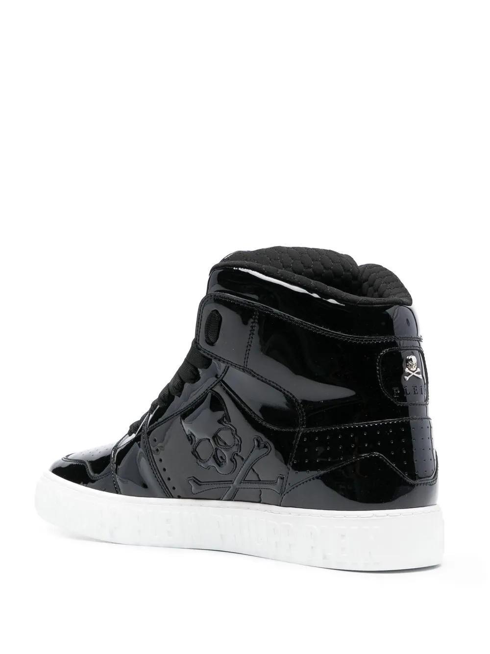 Super Street Skull Bones hi-top sneakers Product Image