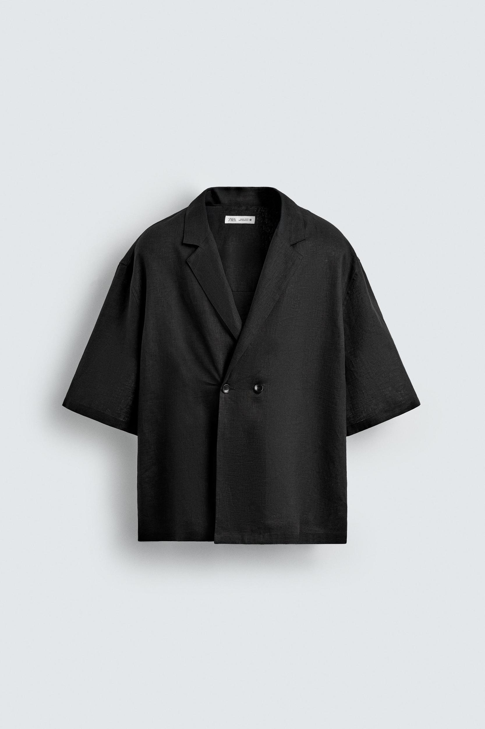 100% LINEN KIMONO SHIRT Product Image