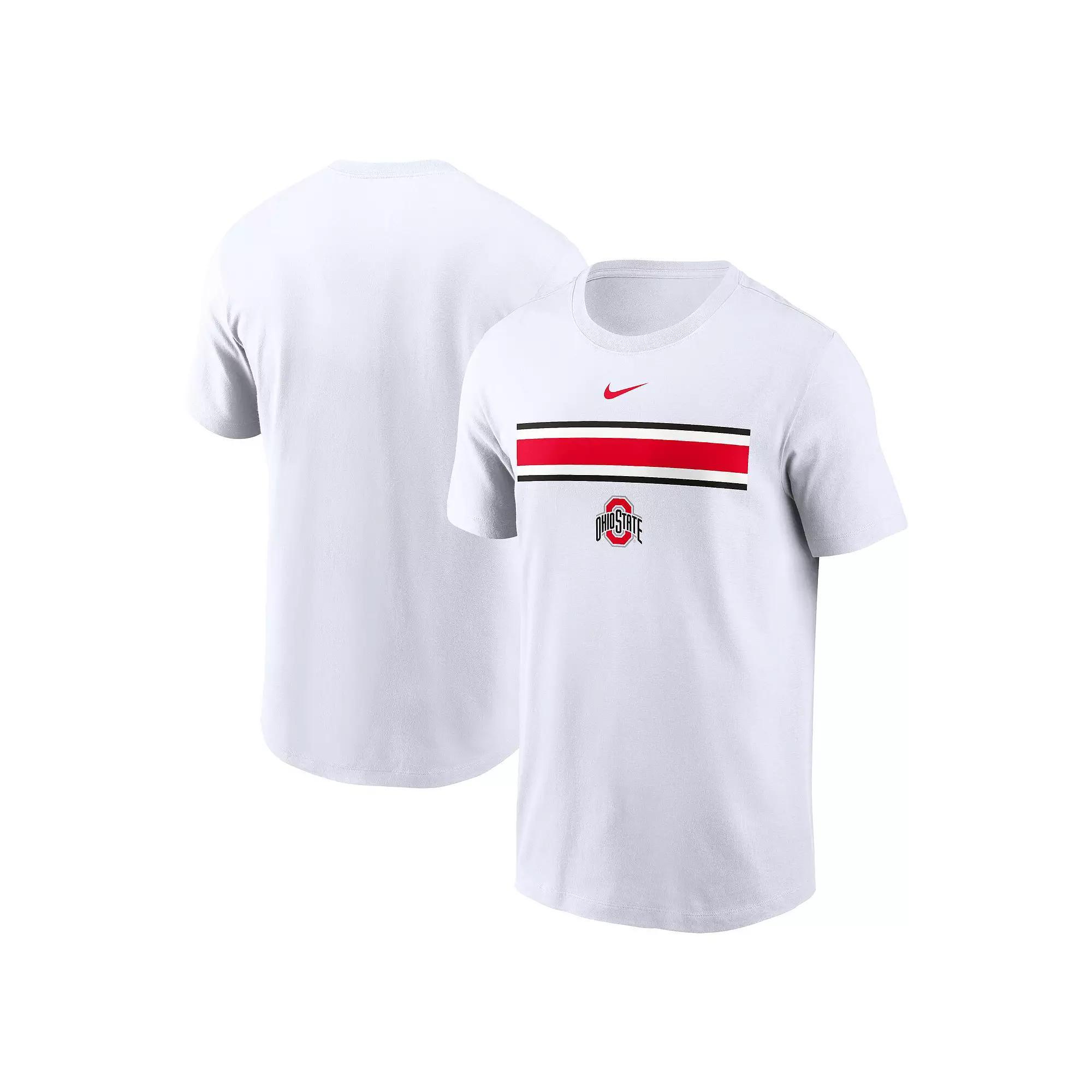 Ohio State Buckeyes Campus Pattern Nike Men's College T-Shirt Product Image