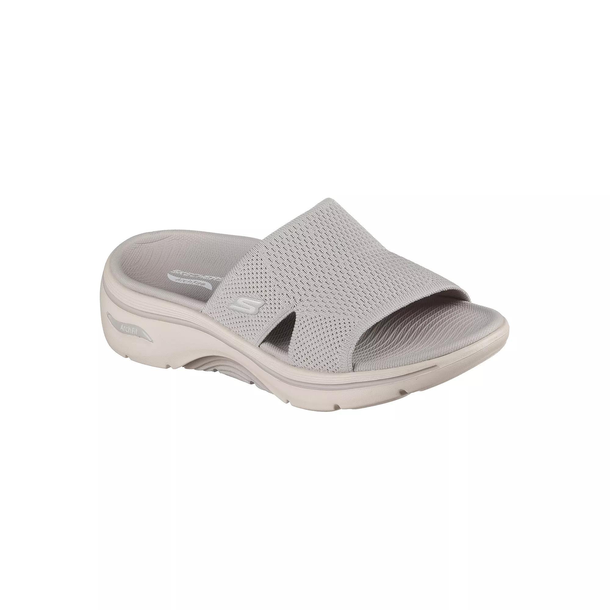 Skechers GO WALK® Arch Fit® 2.0 Dakota Women's Sandals, Size: 5, Brown Product Image