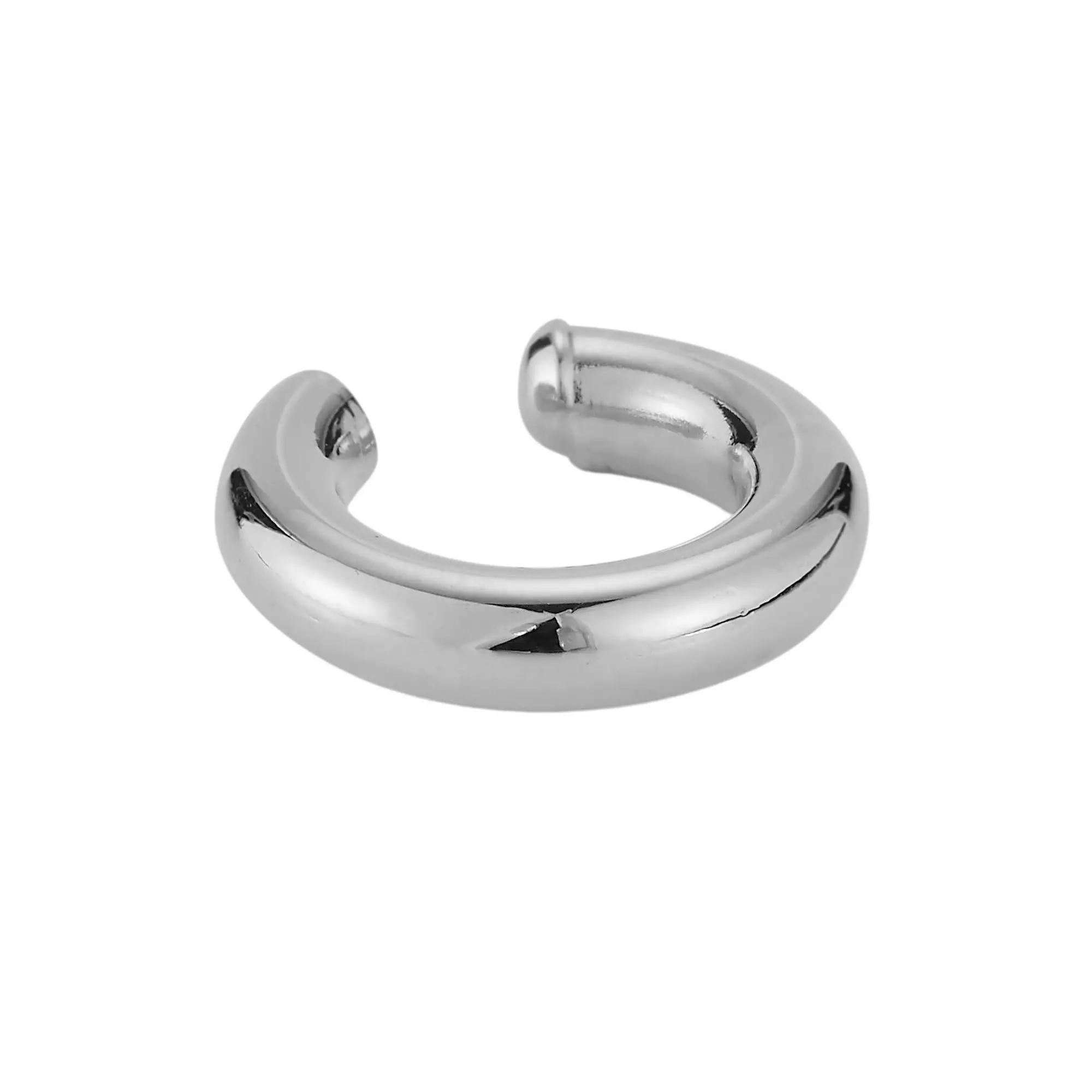 Sunkissed Sterling 14k Gold Over Silver Plain Ear Cuff, Women's, Silver Tone Product Image